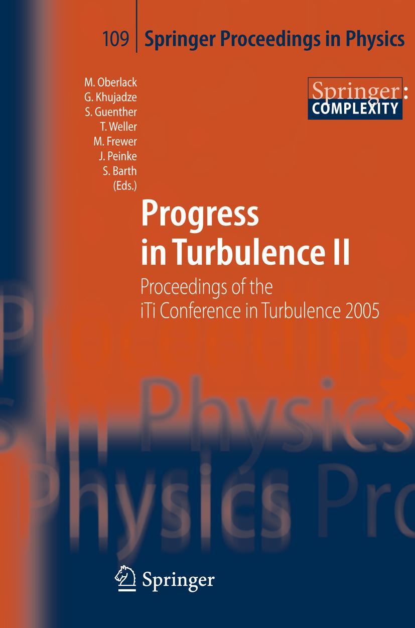 Vorderes Coverbild Progress in Turbulence II