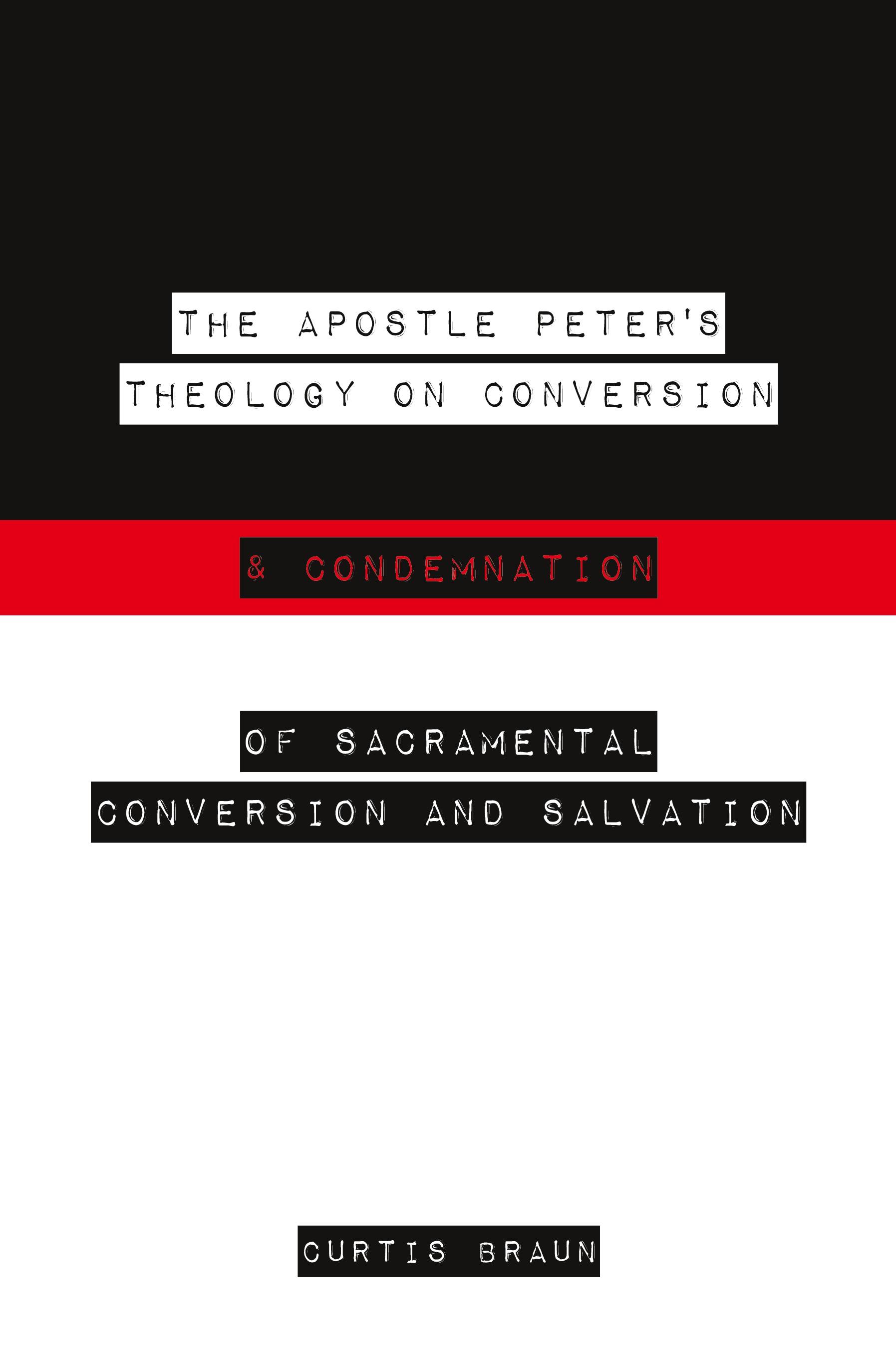 Vorderes Coverbild The Apostle Peter's Theology on Conversion & Condemnation