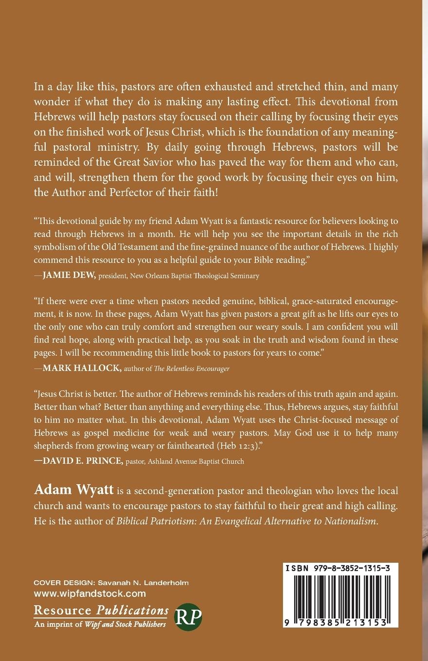 Rückseitencover Fixing Our Eyes on Jesus