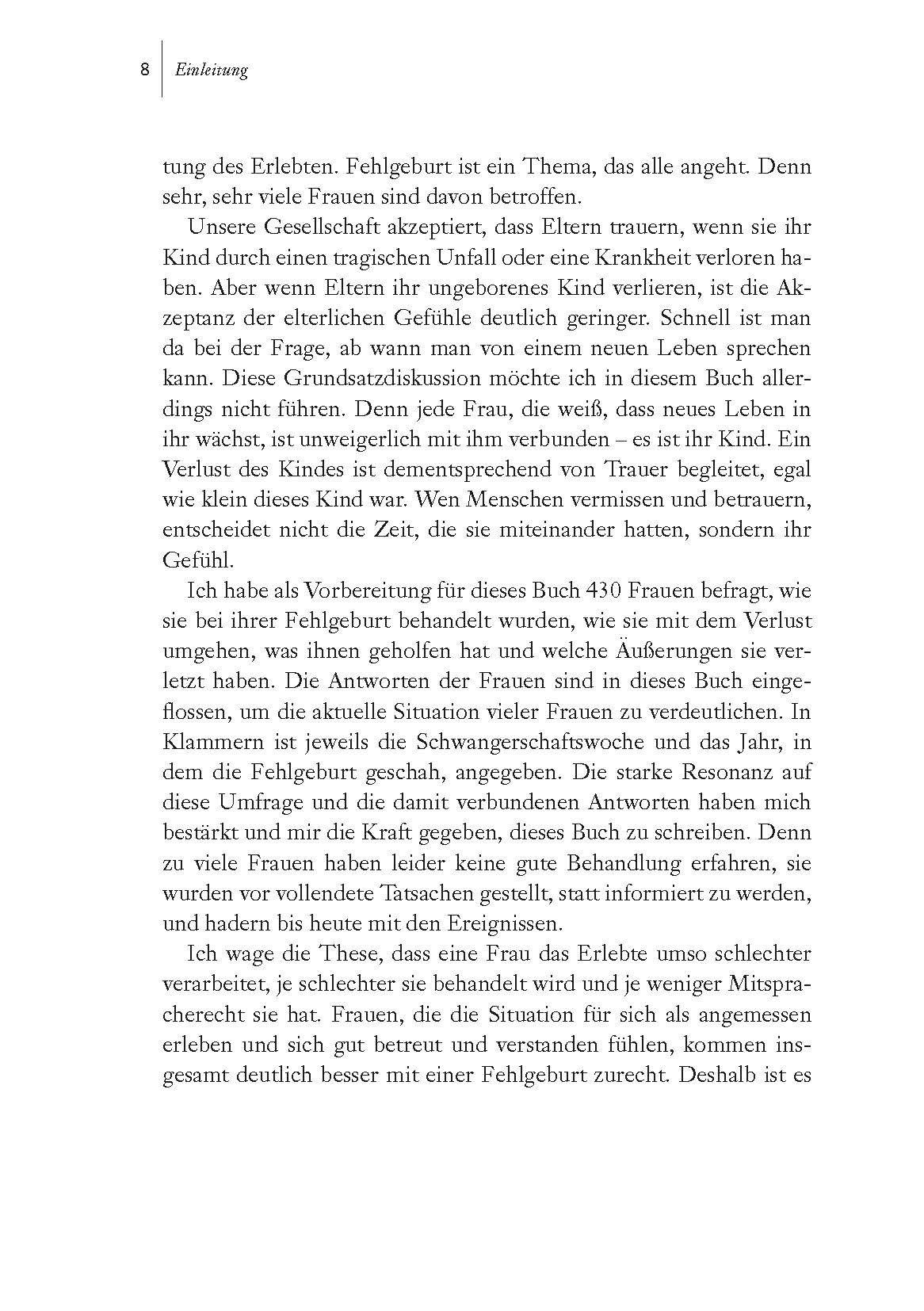 Beispielinhalt (Bild) Tabuthema Fehlgeburt