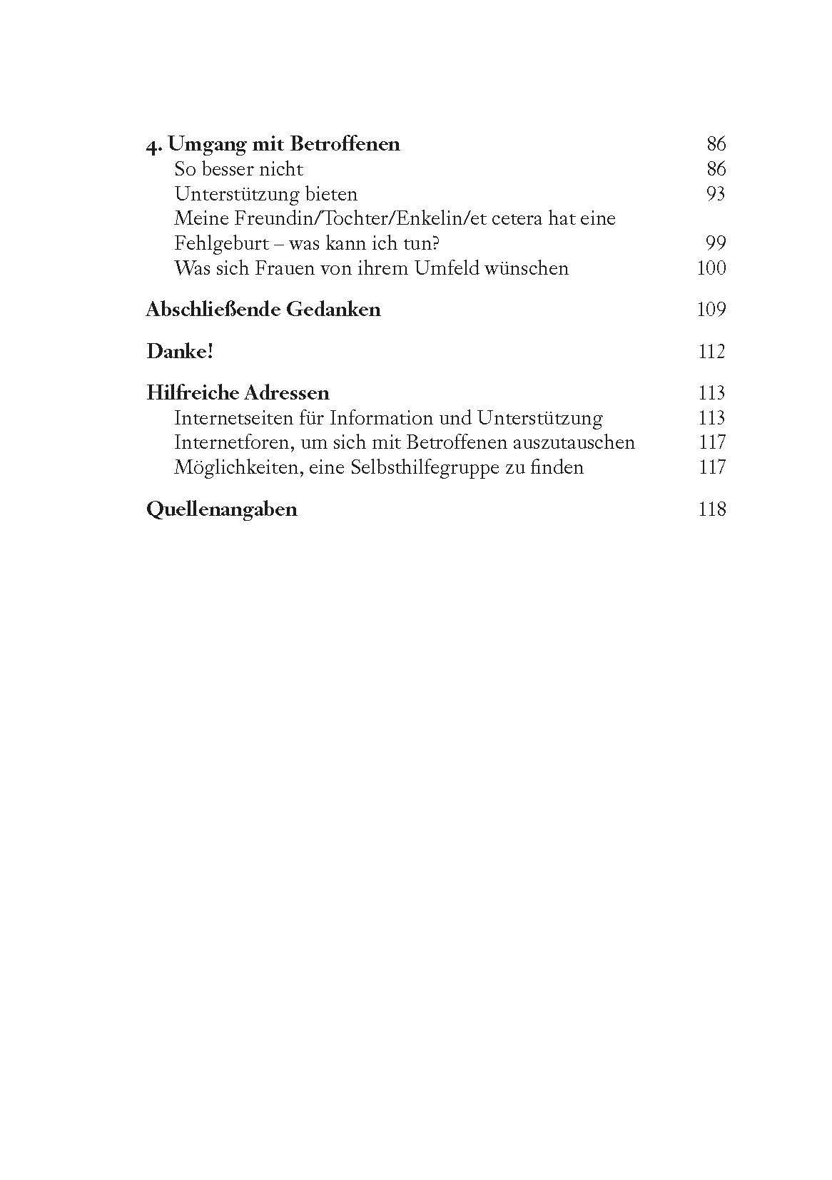 Beispielinhalt (Bild) Tabuthema Fehlgeburt