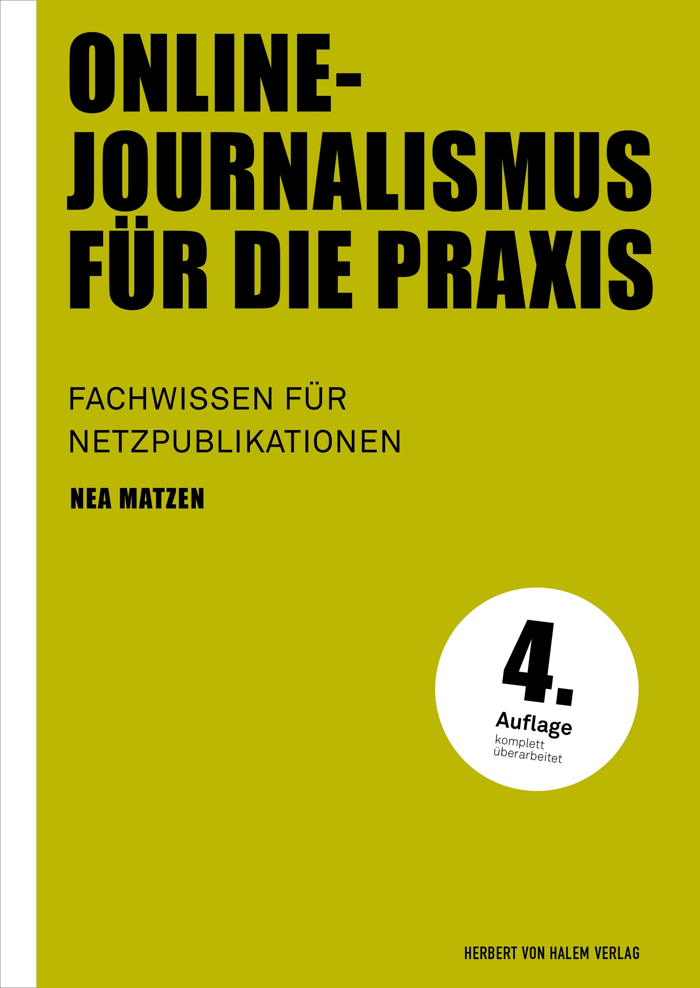 Vorderes Coverbild Online-Journalismus für die Praxis