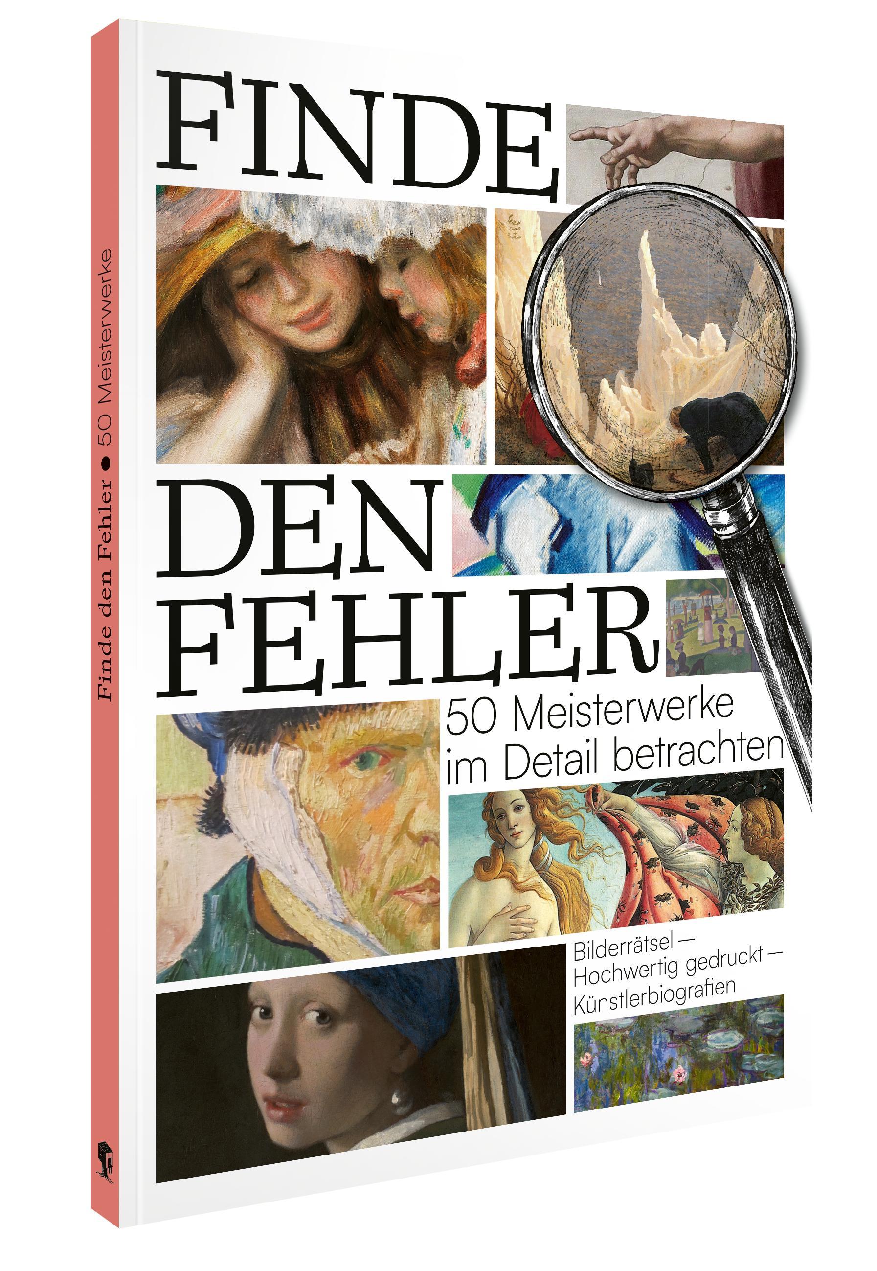 Vorderes Coverbild Finde den Fehler - 50 Meisterwerke der Kunst