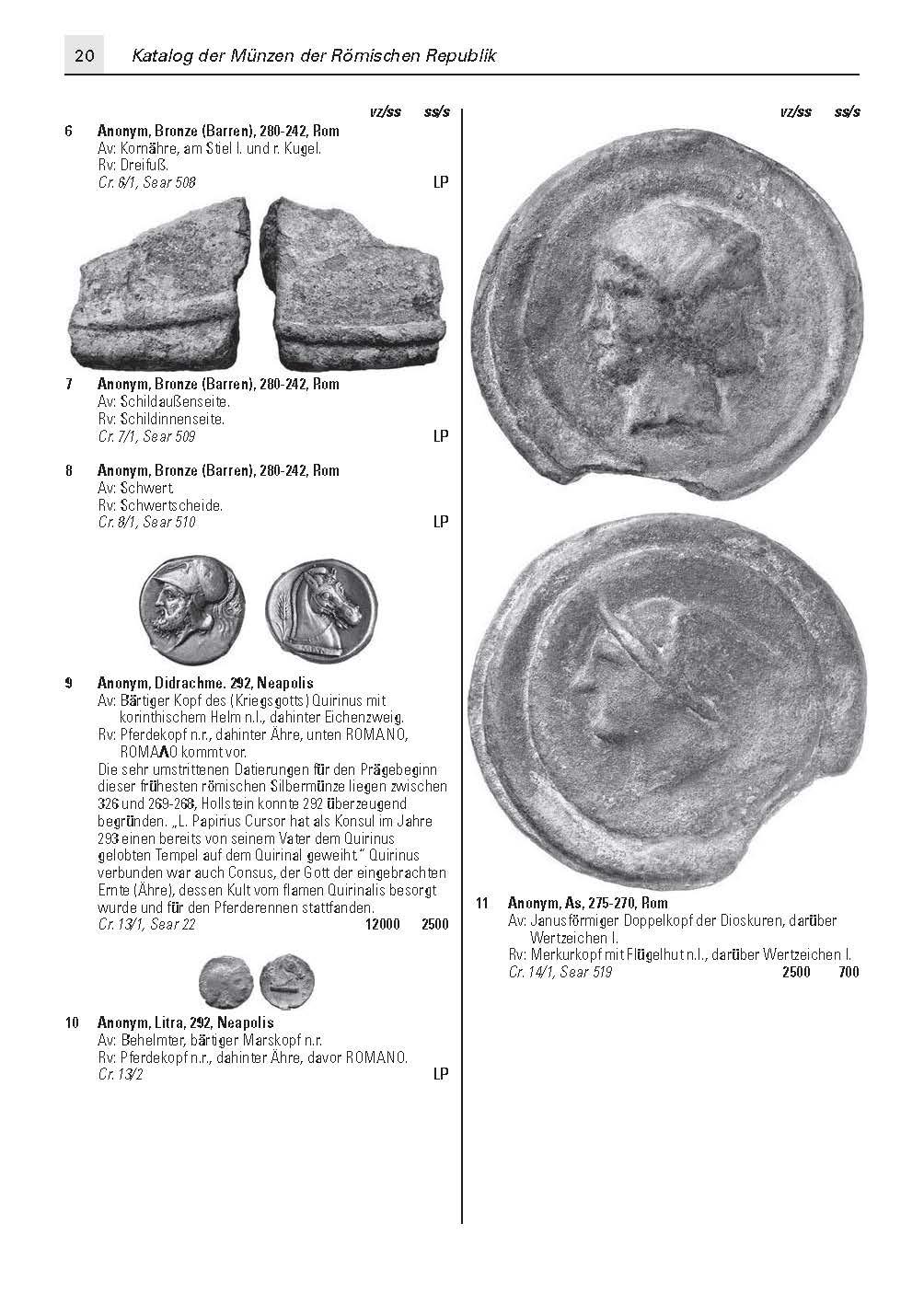 Beispielinhalt (Bild) Die Münzen der Römischen Republik