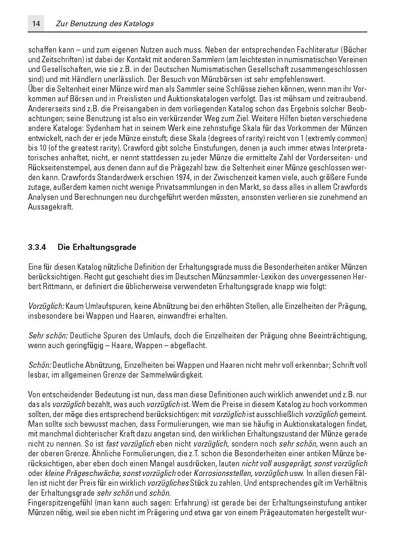 Beispielinhalt (Bild) Die Münzen der Römischen Republik