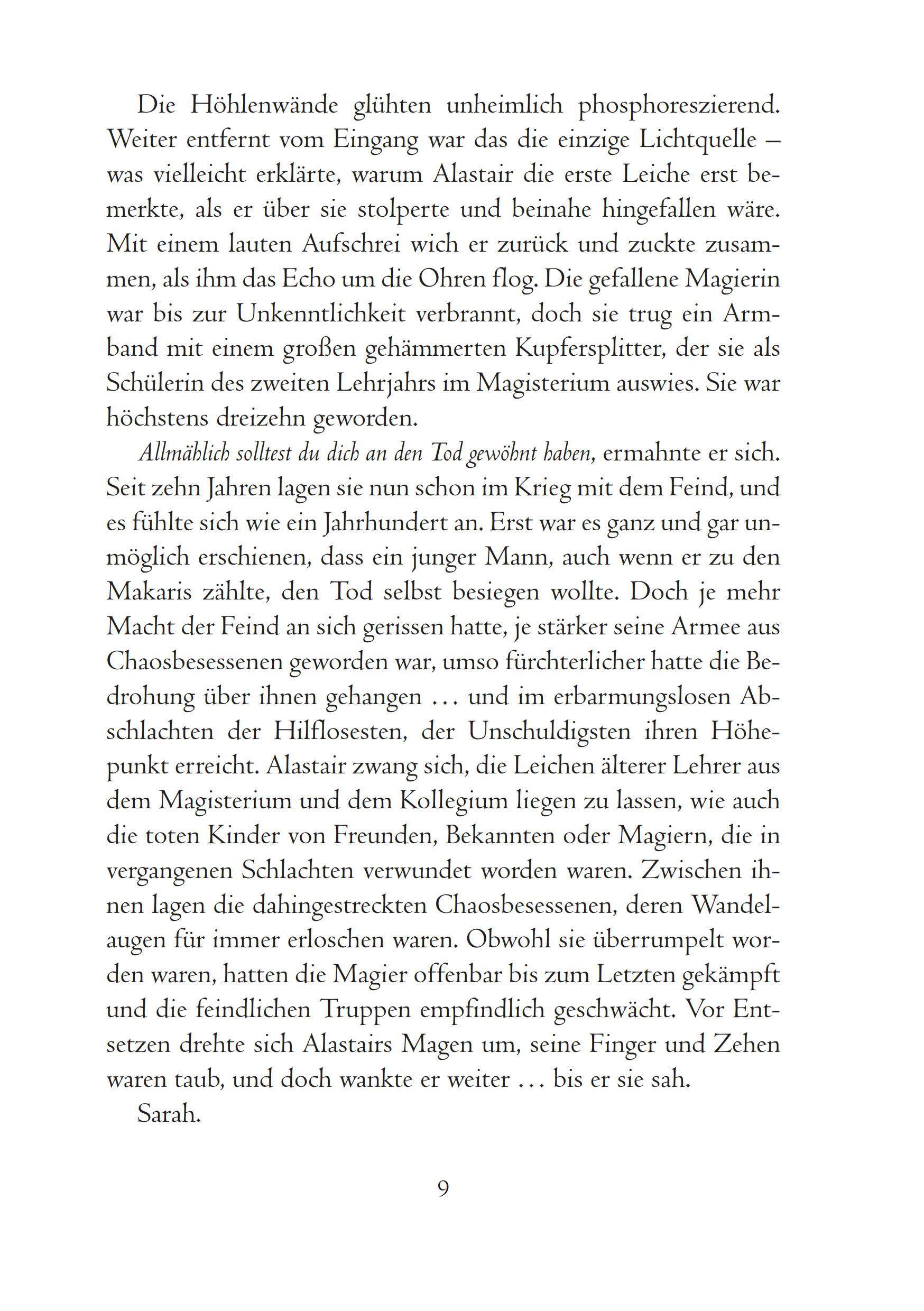 Beispielinhalt (Bild) Magisterium - Das 1. Jahr