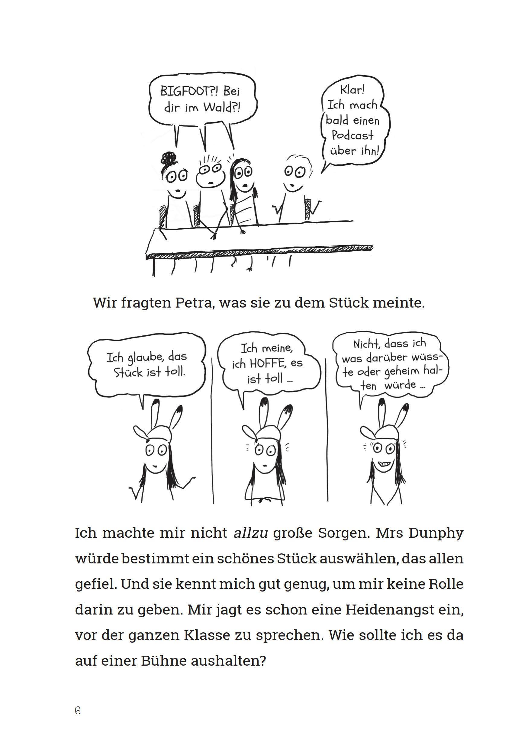 Beispielinhalt (Bild) Penny kritzelt sich zum Star