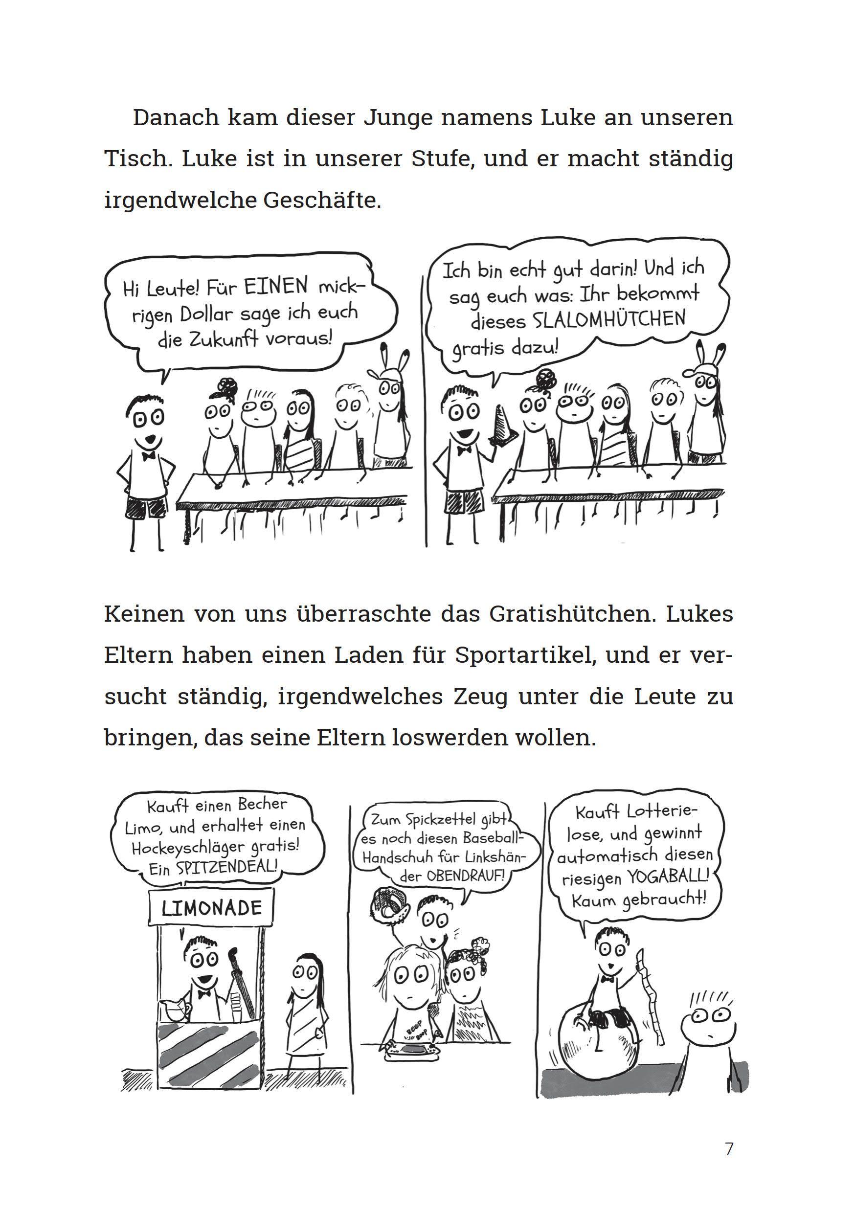 Beispielinhalt (Bild) Penny kritzelt sich zum Star