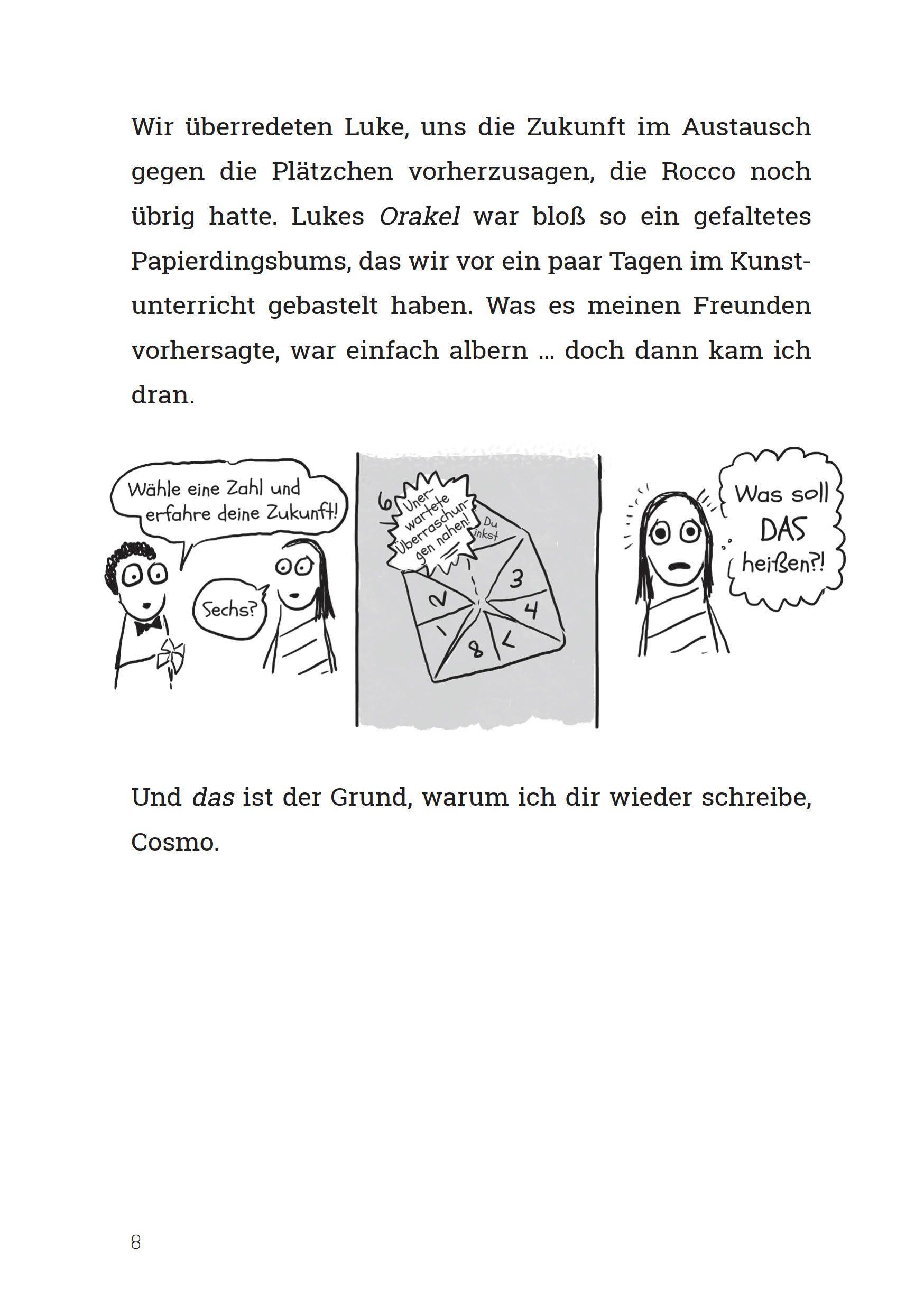 Beispielinhalt (Bild) Penny kritzelt sich zum Star