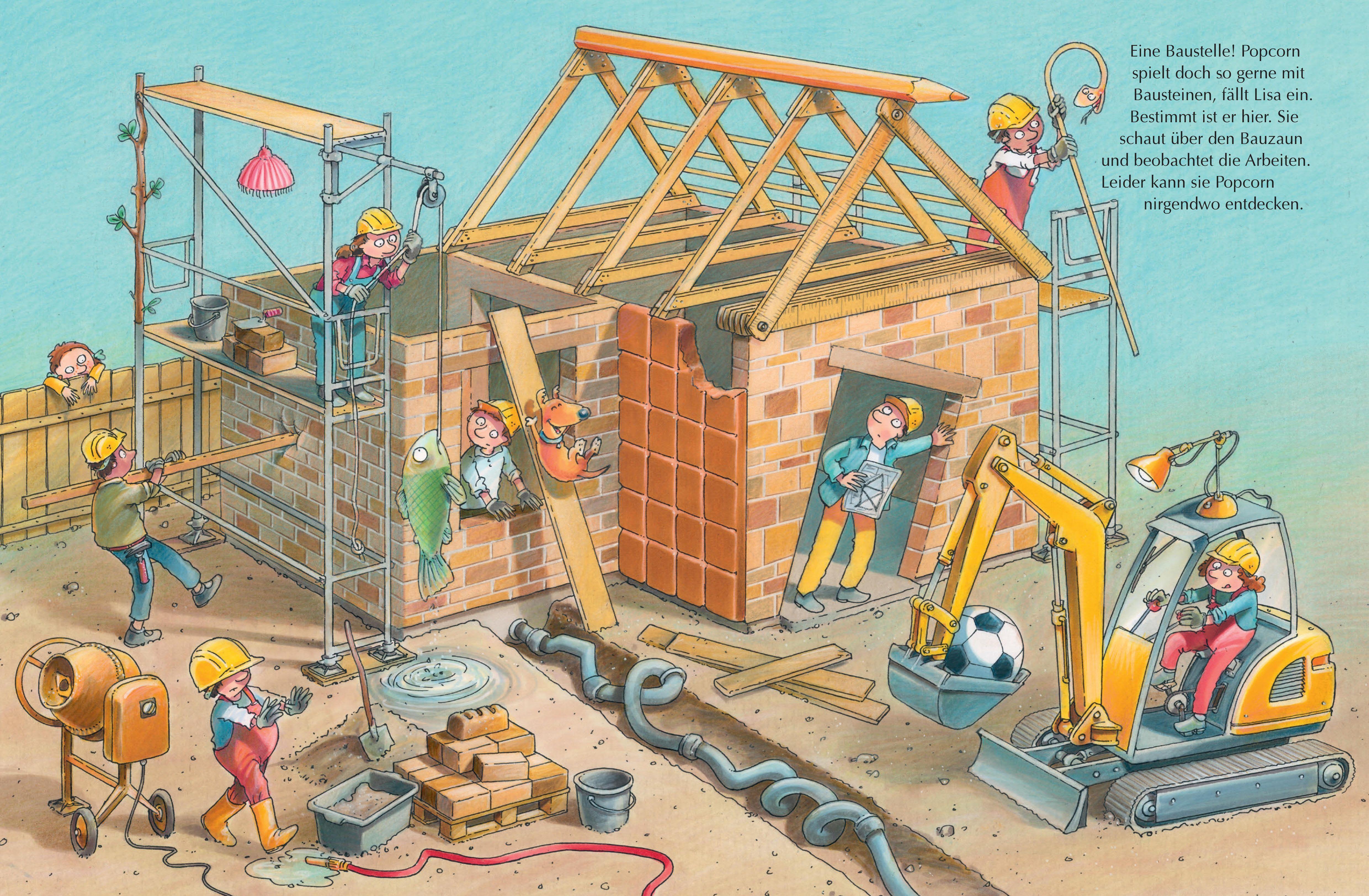 Beispielinhalt (Bild) Wo ist Popcorn? Ein Hunde-Suchspaß-Abenteuer