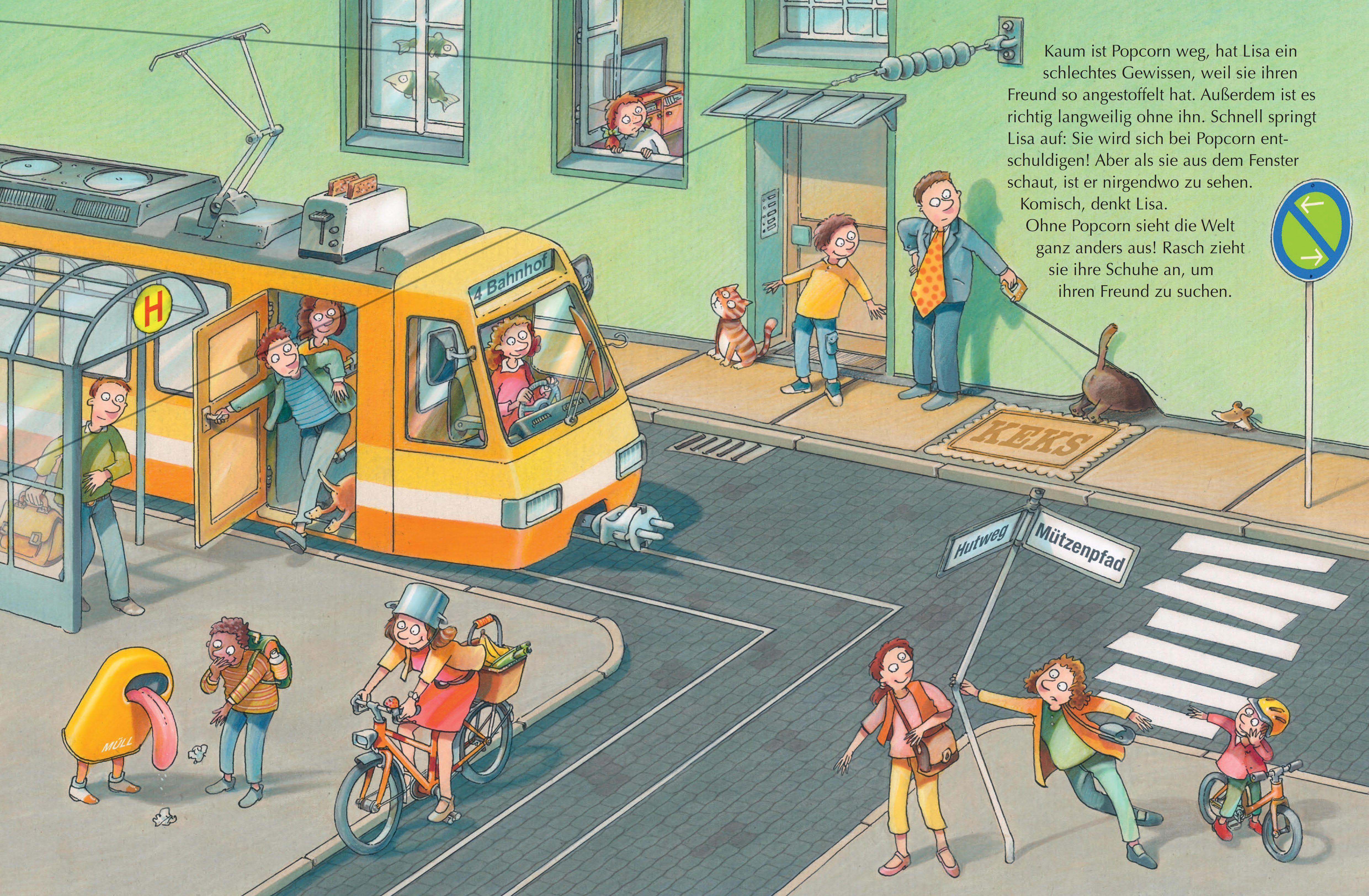 Beispielinhalt (Bild) Wo ist Popcorn? Ein Hunde-Suchspaß-Abenteuer