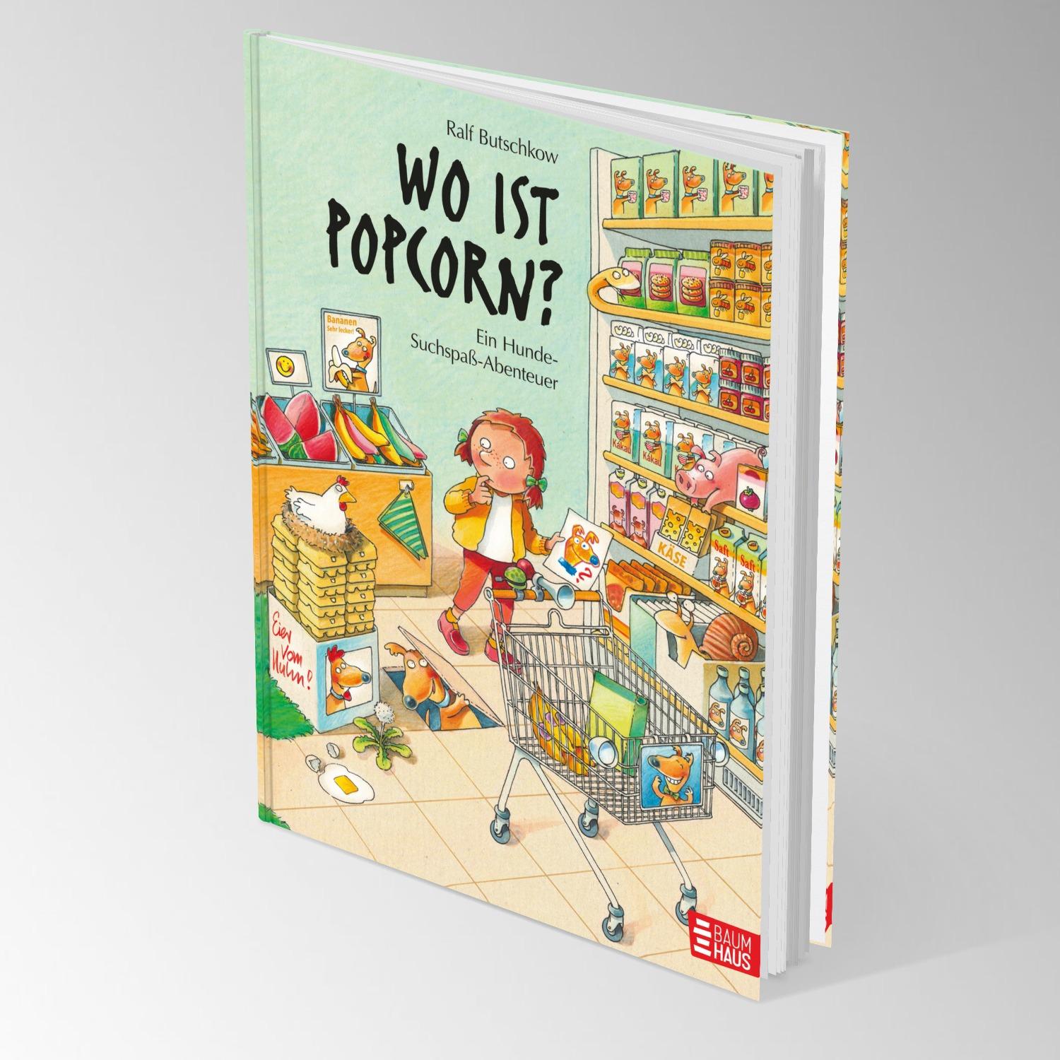 Beispielinhalt (Bild) Wo ist Popcorn? Ein Hunde-Suchspaß-Abenteuer