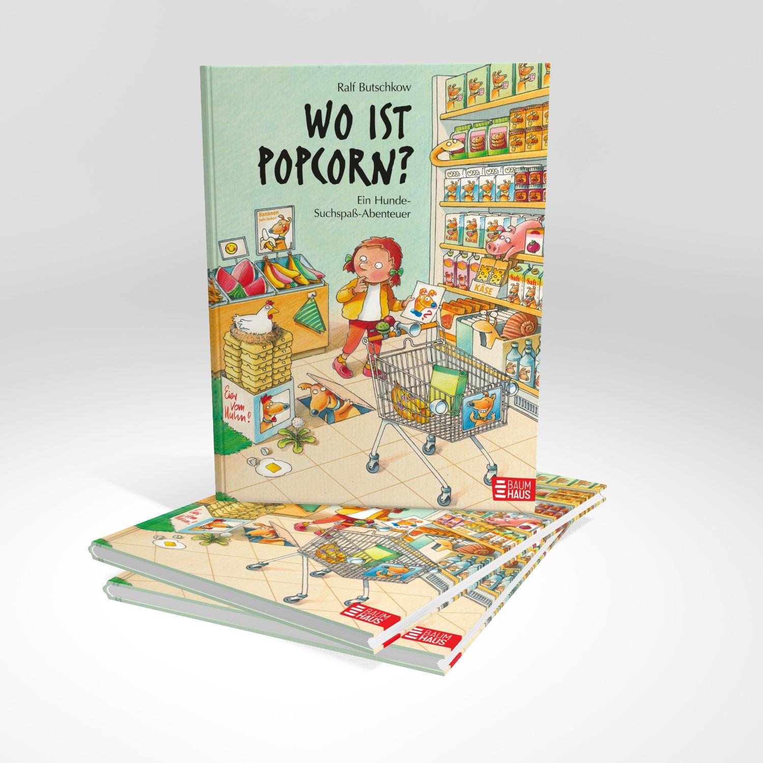 Beispielinhalt (Bild) Wo ist Popcorn? Ein Hunde-Suchspaß-Abenteuer