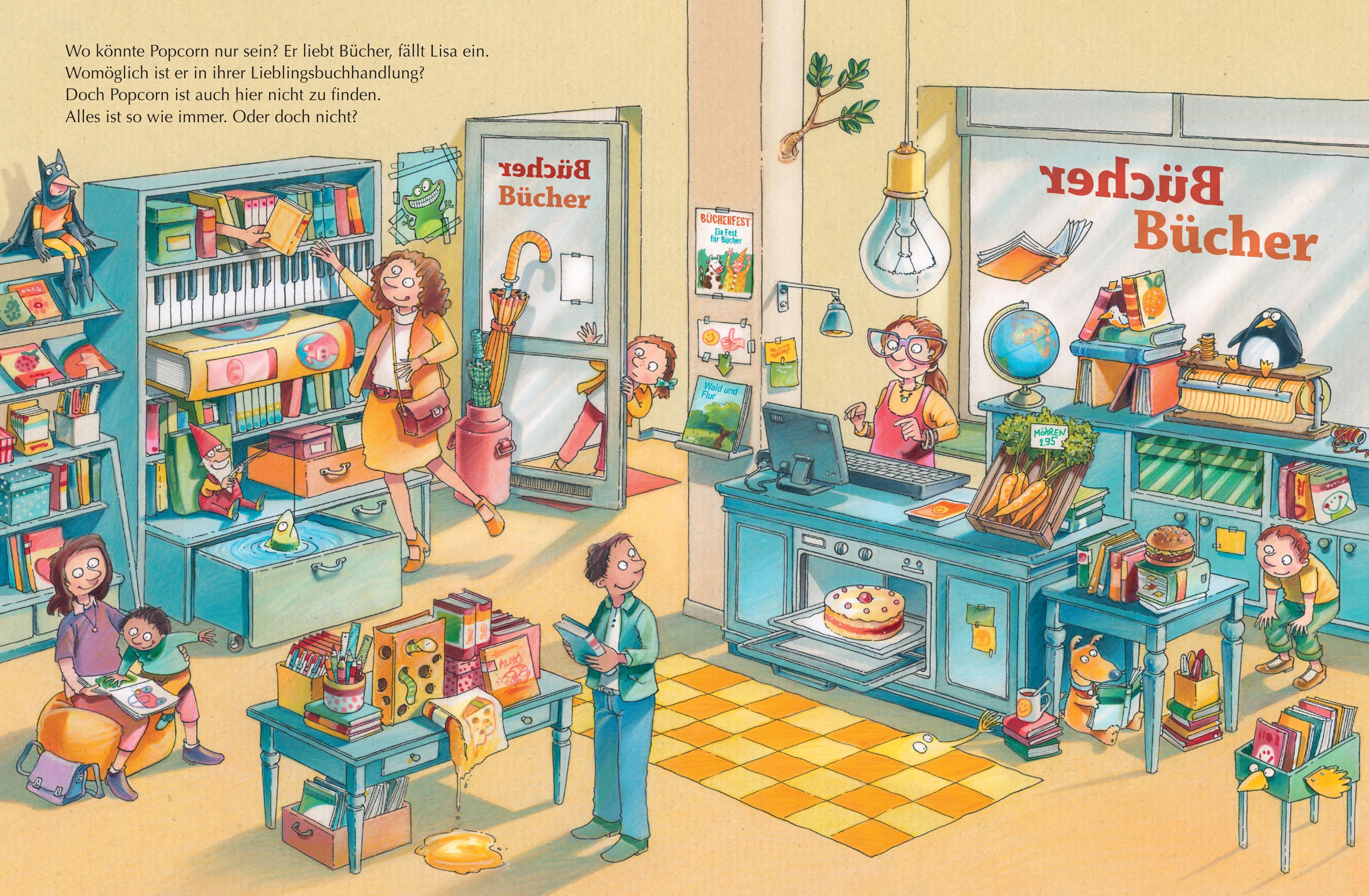 Beispielinhalt (Bild) Wo ist Popcorn? Ein Hunde-Suchspaß-Abenteuer