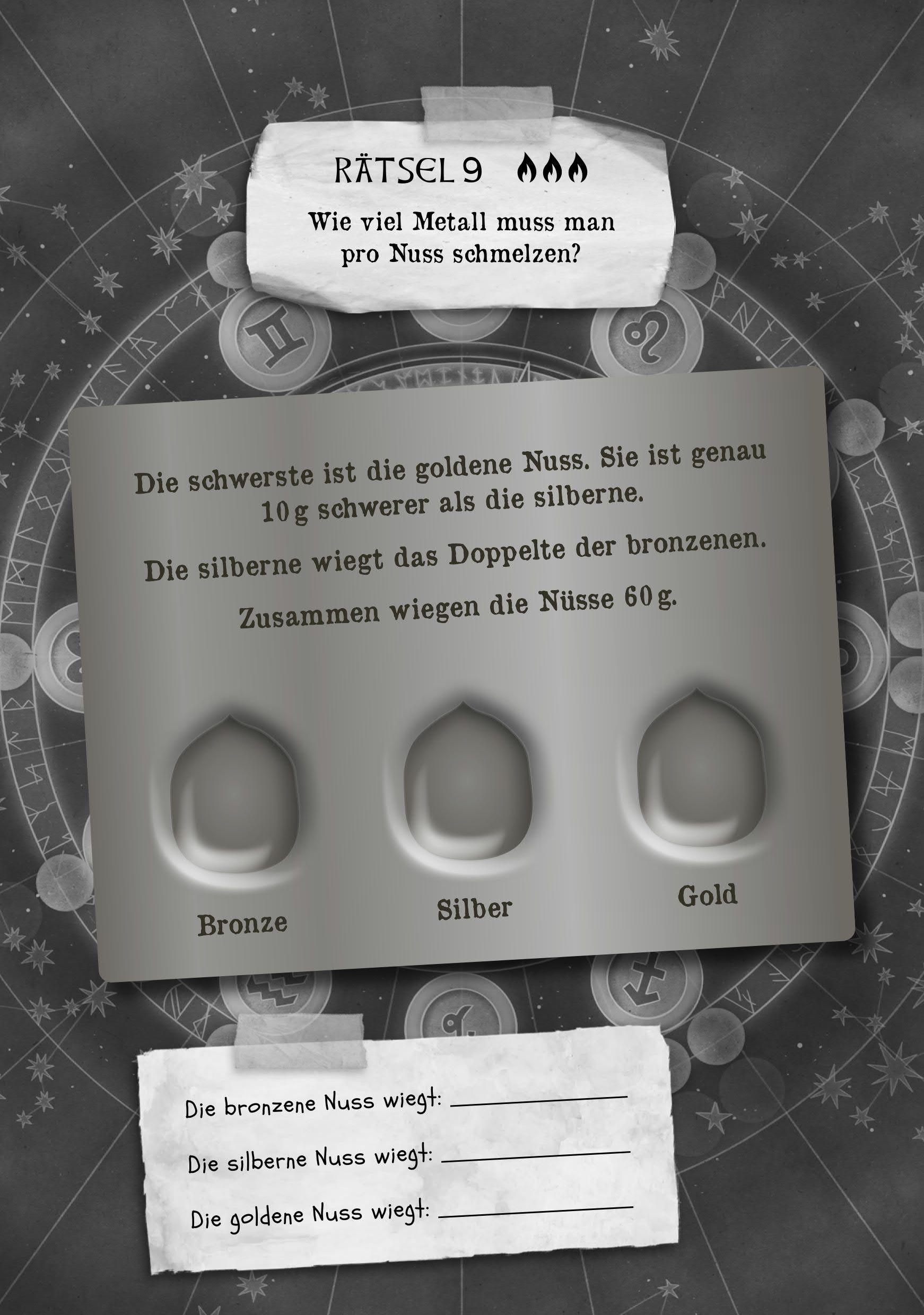 Beispielinhalt (Bild) Die geheime Drachenschule: Löse das Rätsel des ewigen Feuers