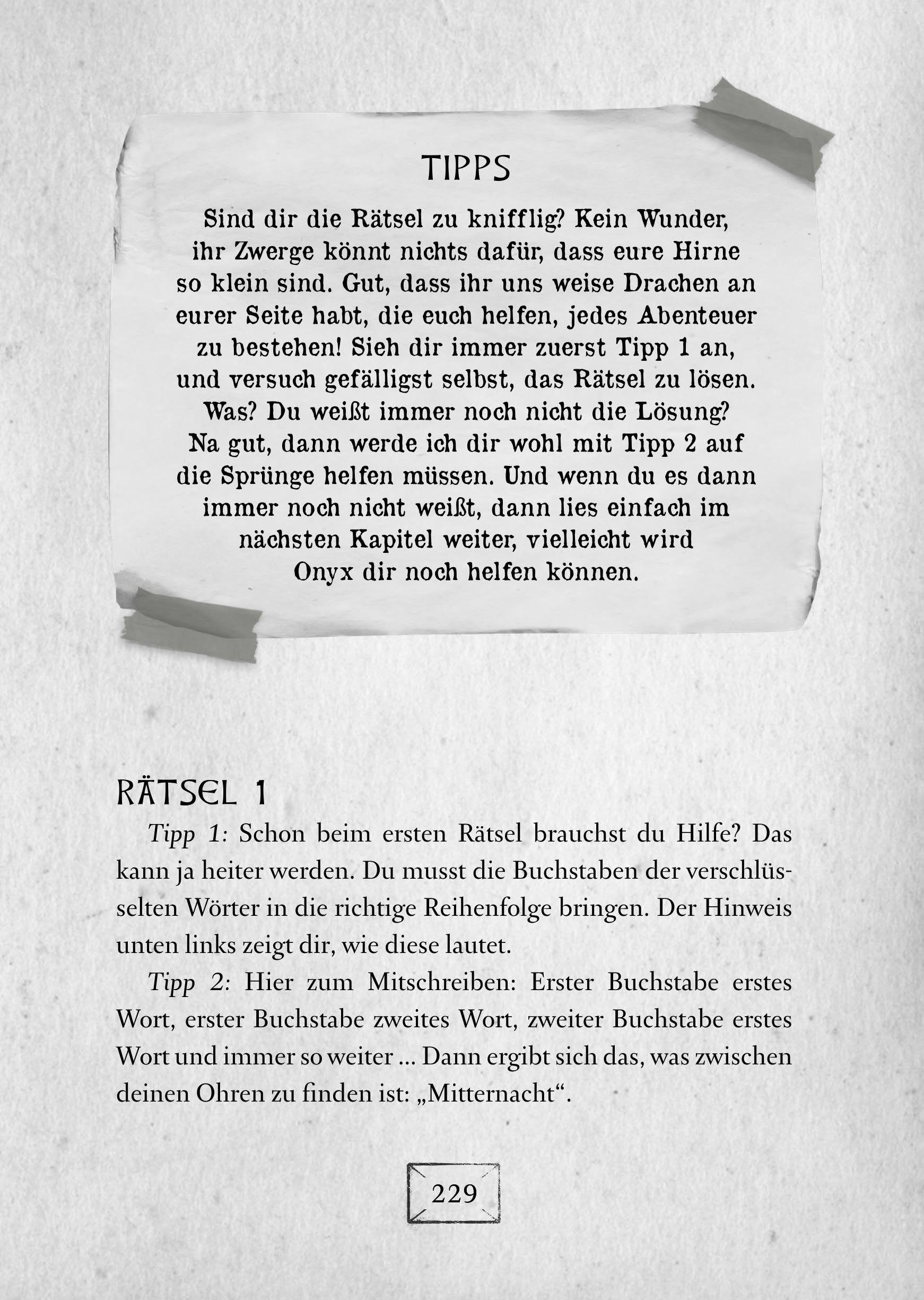 Beispielinhalt (Bild) Die geheime Drachenschule: Löse das Rätsel des ewigen Feuers