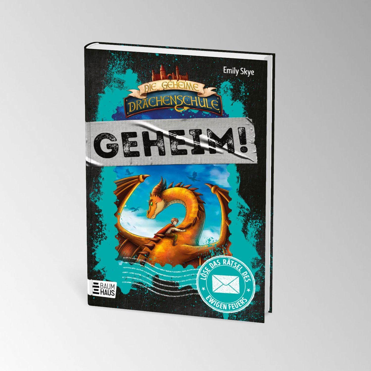 Beispielinhalt (Bild) Die geheime Drachenschule: Löse das Rätsel des ewigen Feuers