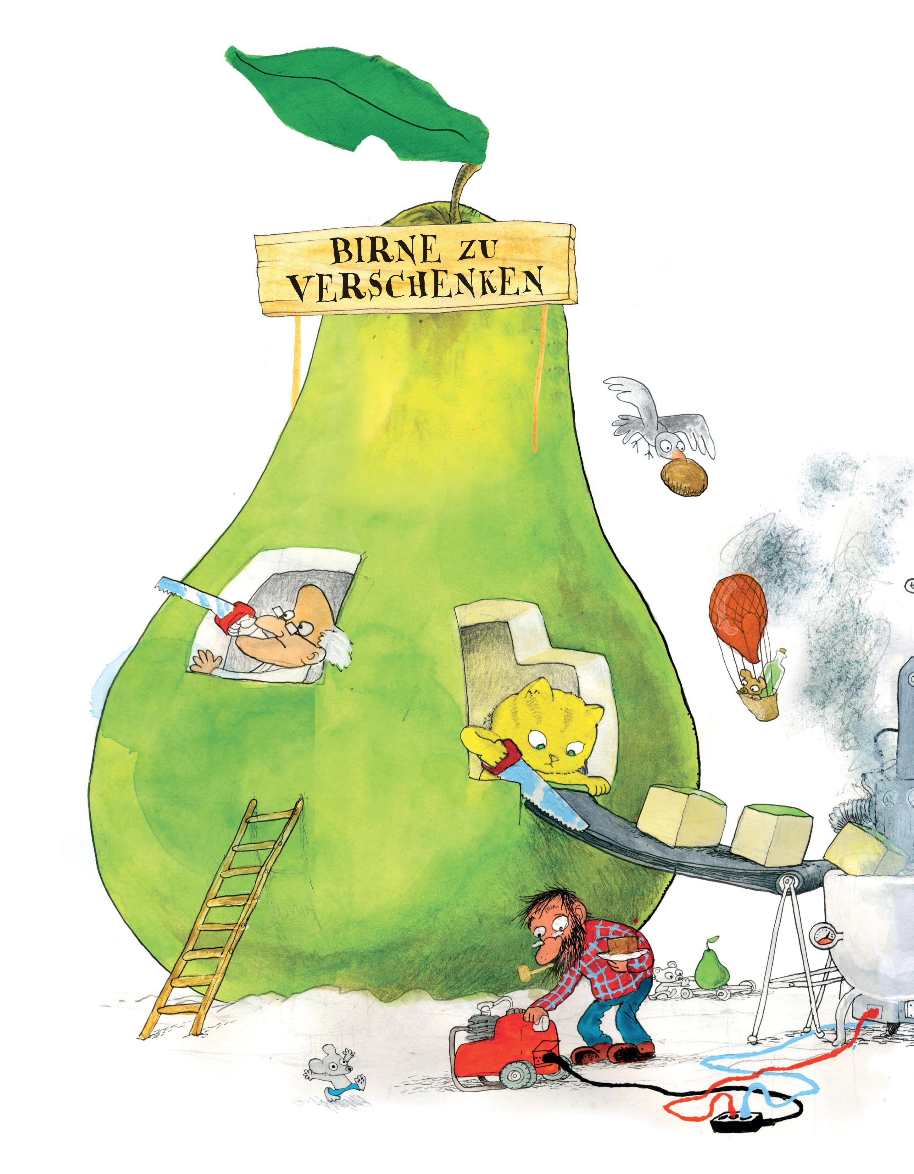 Beispielinhalt (Bild) Das große Such- und Findebuch mit der Riesenbirne