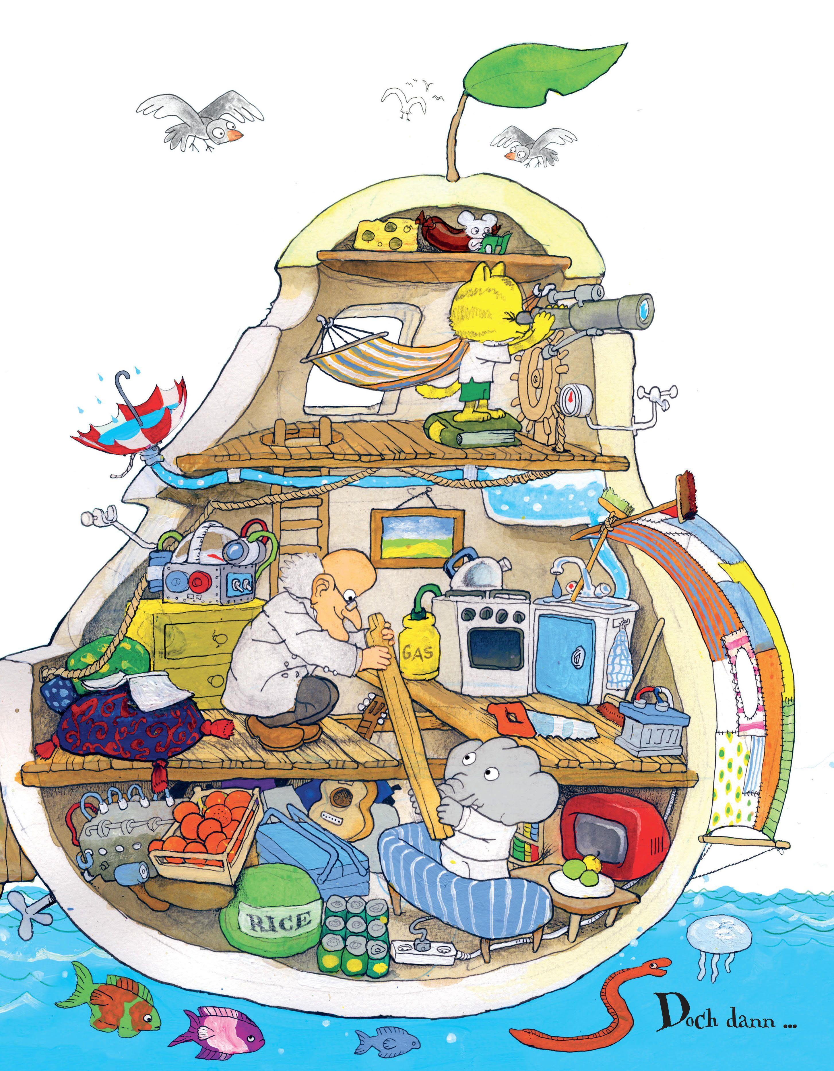 Beispielinhalt (Bild) Das große Such- und Findebuch mit der Riesenbirne