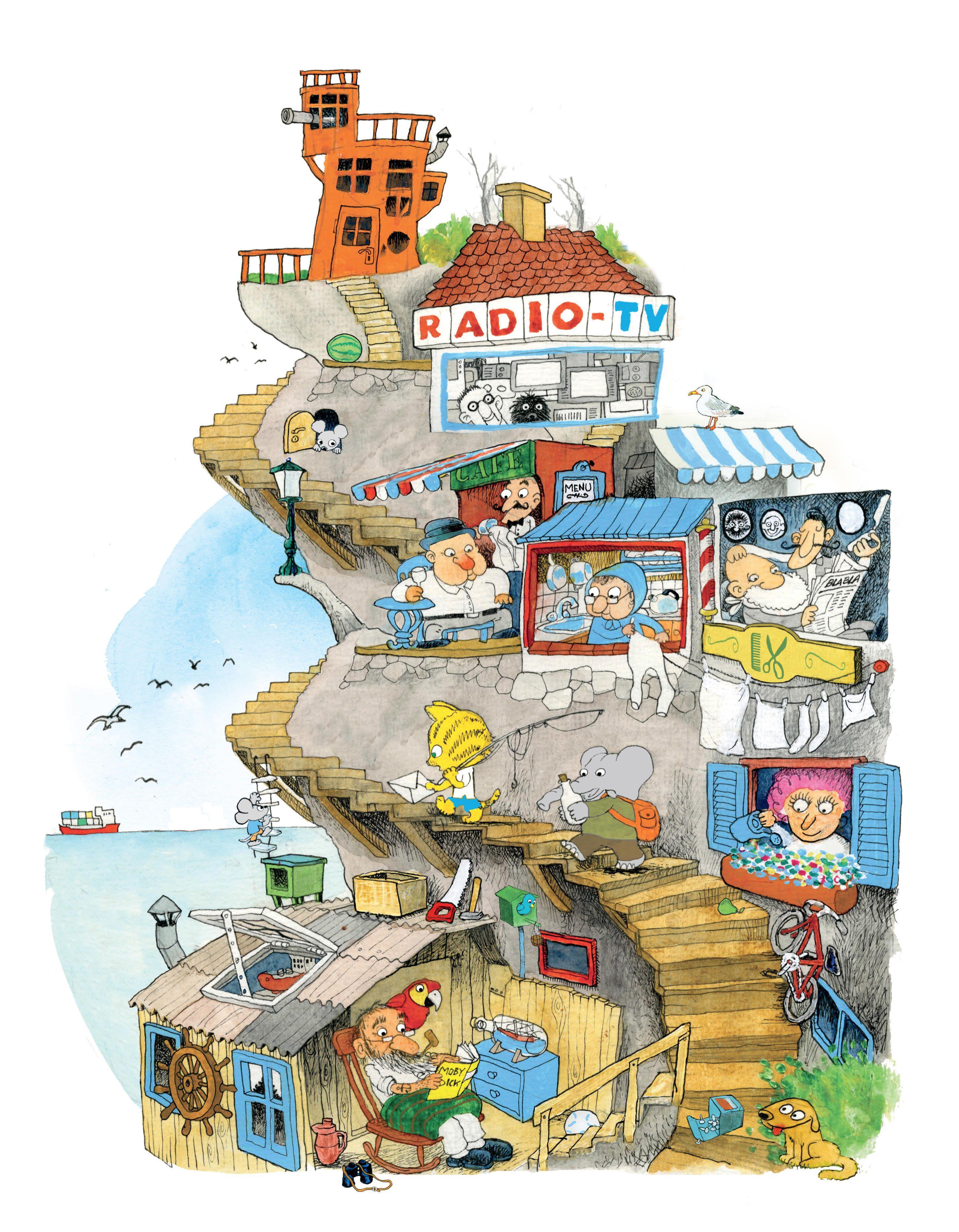 Beispielinhalt (Bild) Das große Such- und Findebuch mit der Riesenbirne