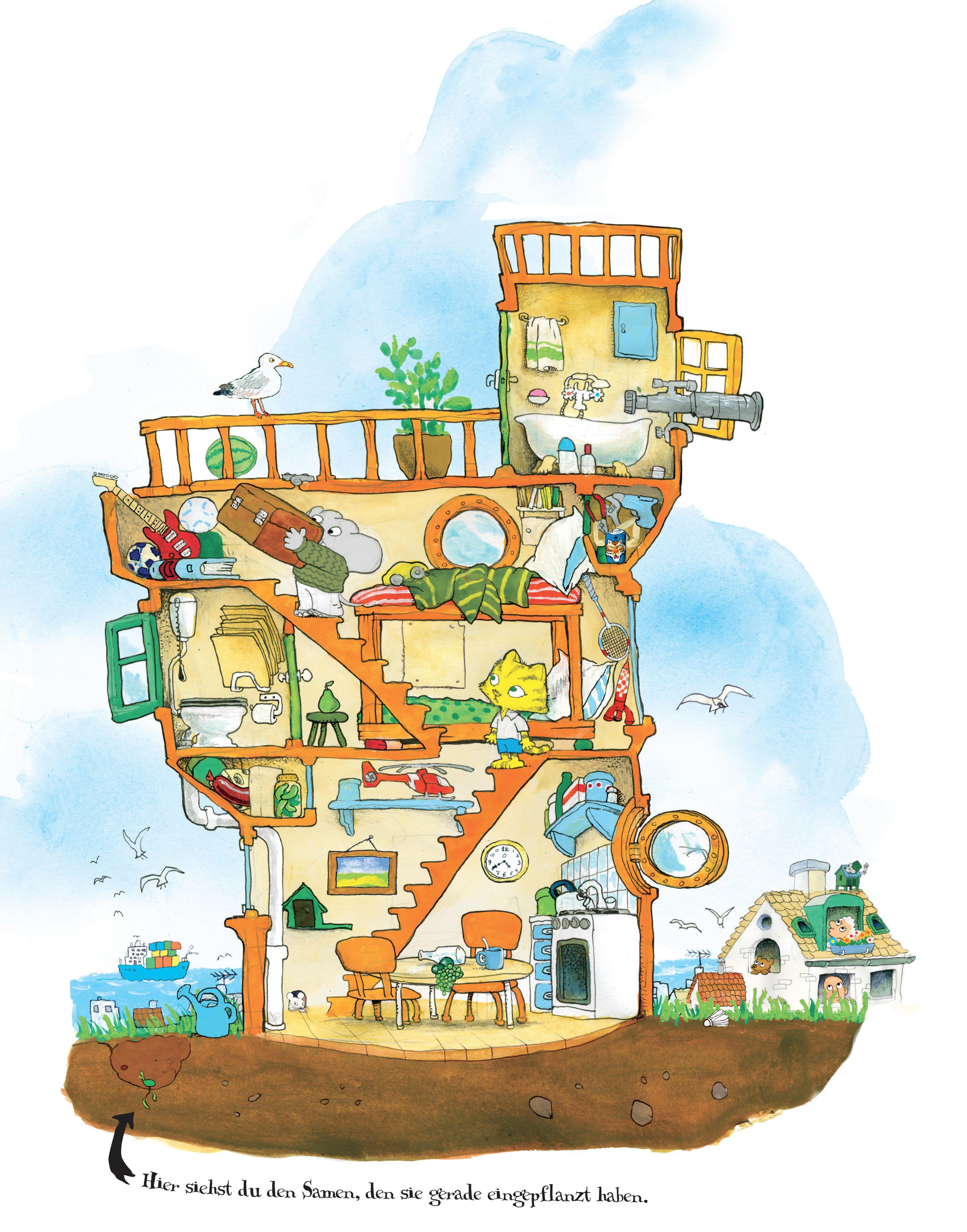 Beispielinhalt (Bild) Das große Such- und Findebuch mit der Riesenbirne