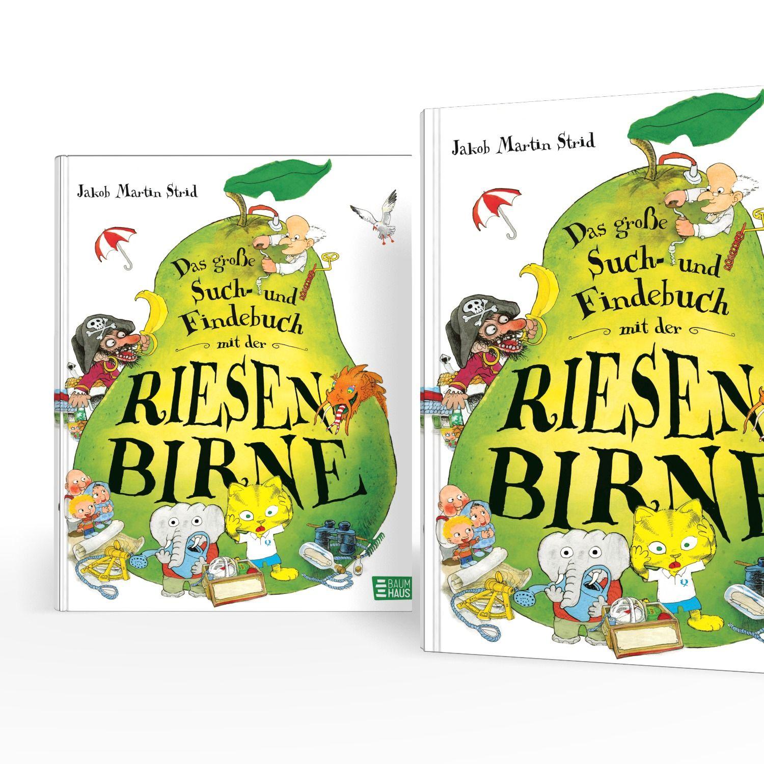 Beispielinhalt (Bild) Das große Such- und Findebuch mit der Riesenbirne