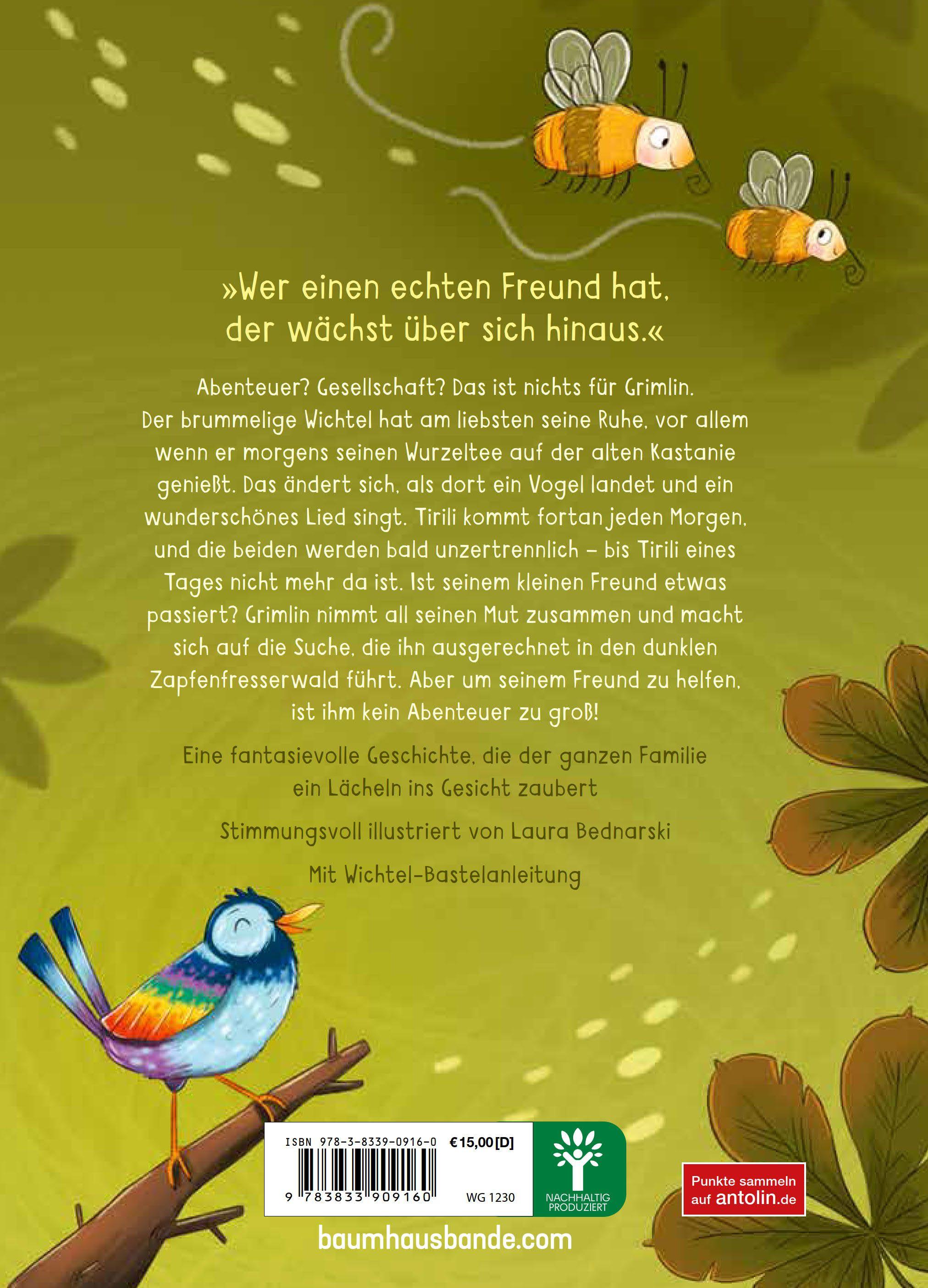 Beispielinhalt (Bild) Der kleine Grimlin und die große Portion Mut - Eine Freundschaftsgeschichte