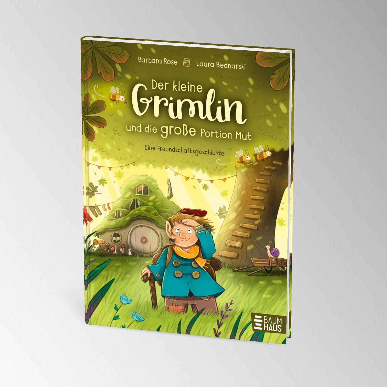 Beispielinhalt (Bild) Der kleine Grimlin und die große Portion Mut - Eine Freundschaftsgeschichte