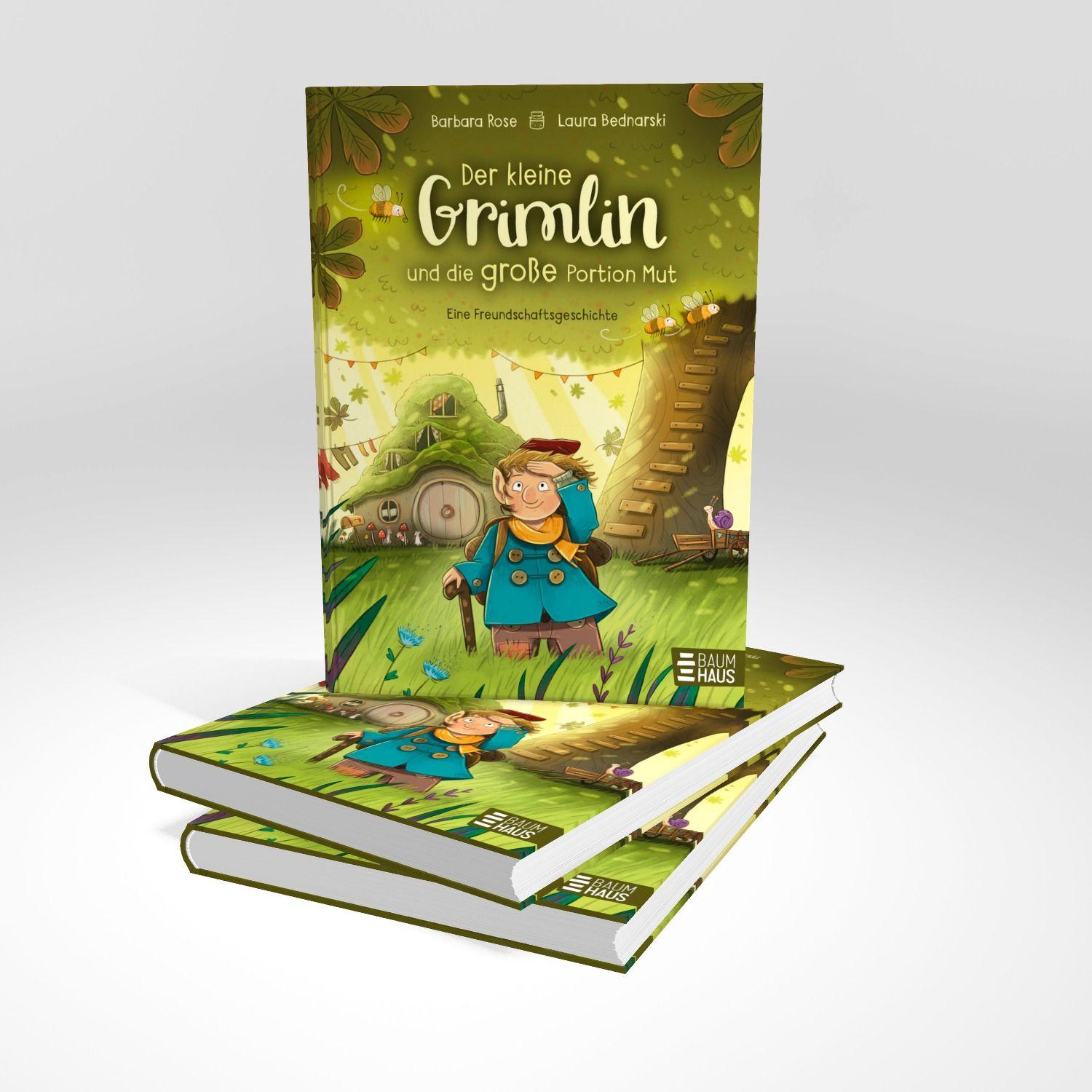 Beispielinhalt (Bild) Der kleine Grimlin und die große Portion Mut - Eine Freundschaftsgeschichte