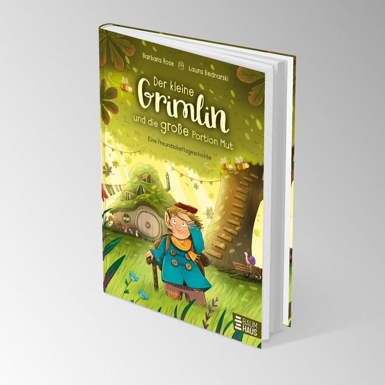 Beispielinhalt (Bild) Der kleine Grimlin und die große Portion Mut - Eine Freundschaftsgeschichte