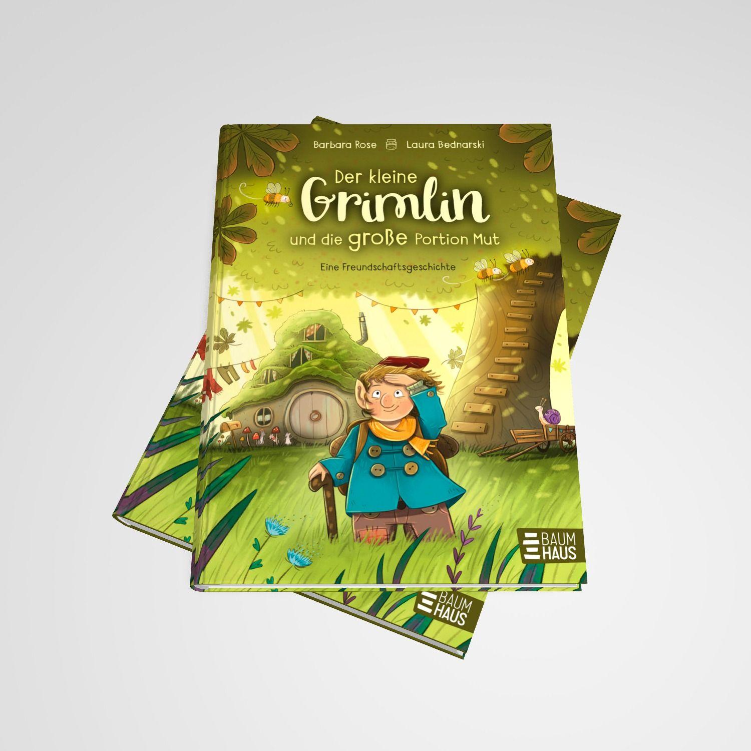 Beispielinhalt (Bild) Der kleine Grimlin und die große Portion Mut - Eine Freundschaftsgeschichte