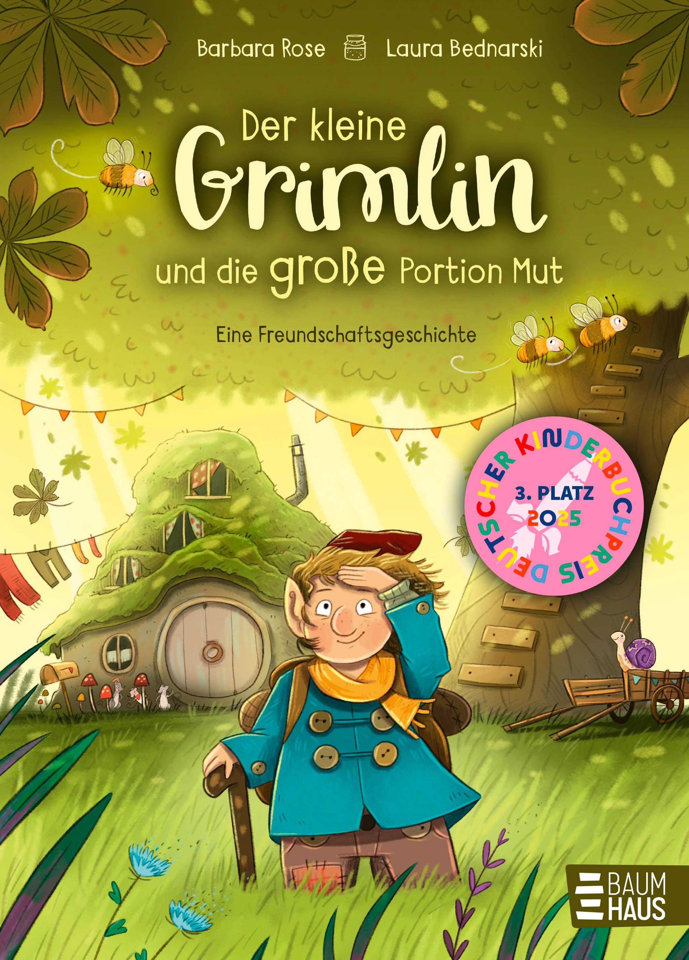 Vorderes Coverbild Der kleine Grimlin und die große Portion Mut - Eine Freundschaftsgeschichte