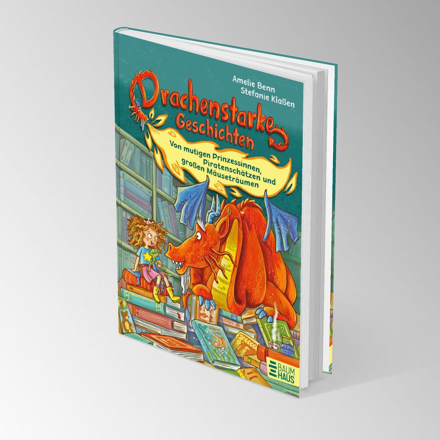 Beispielinhalt (Bild) Drachenstarke Geschichten - Von mutigen Prinzessinnen, Piratenschätzen und großen Mäuseträumen