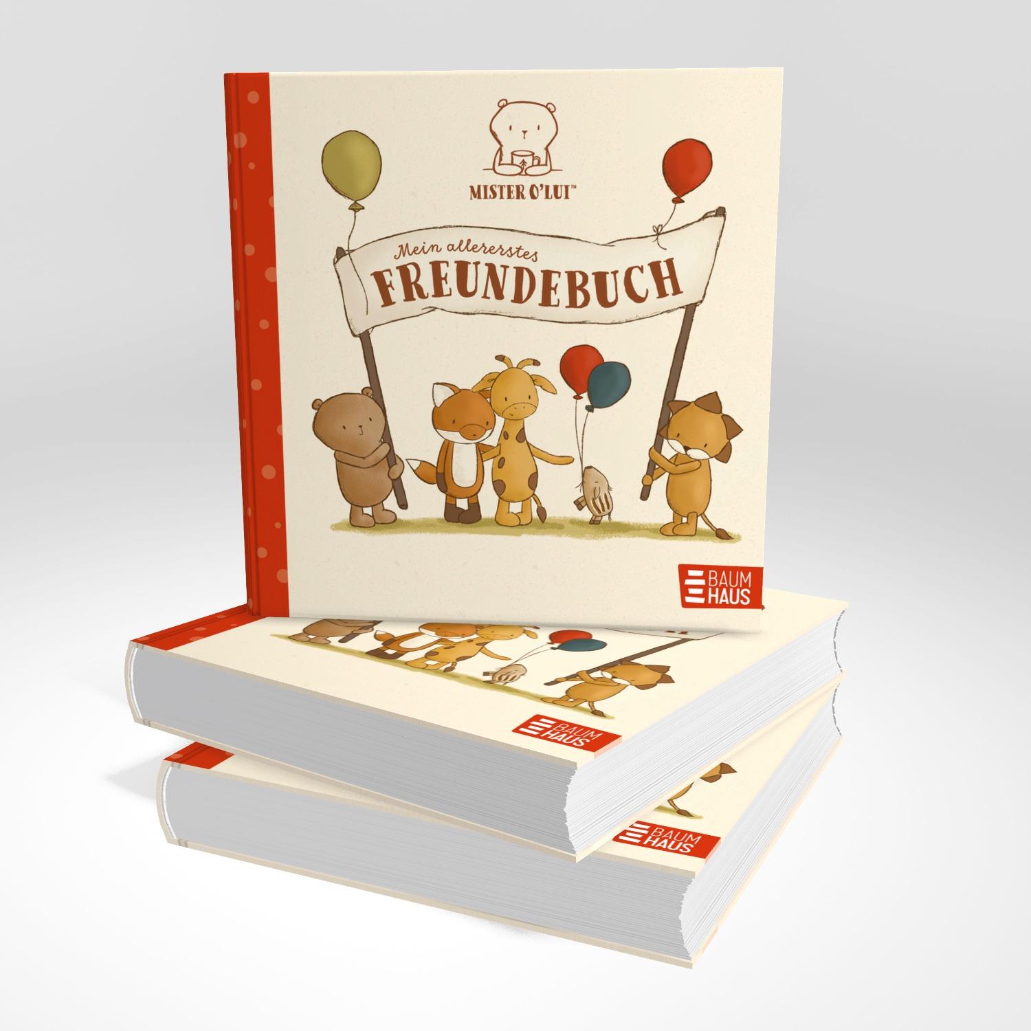 Beispielinhalt (Bild) Mister O'Lui - Mein allererstes Freundebuch