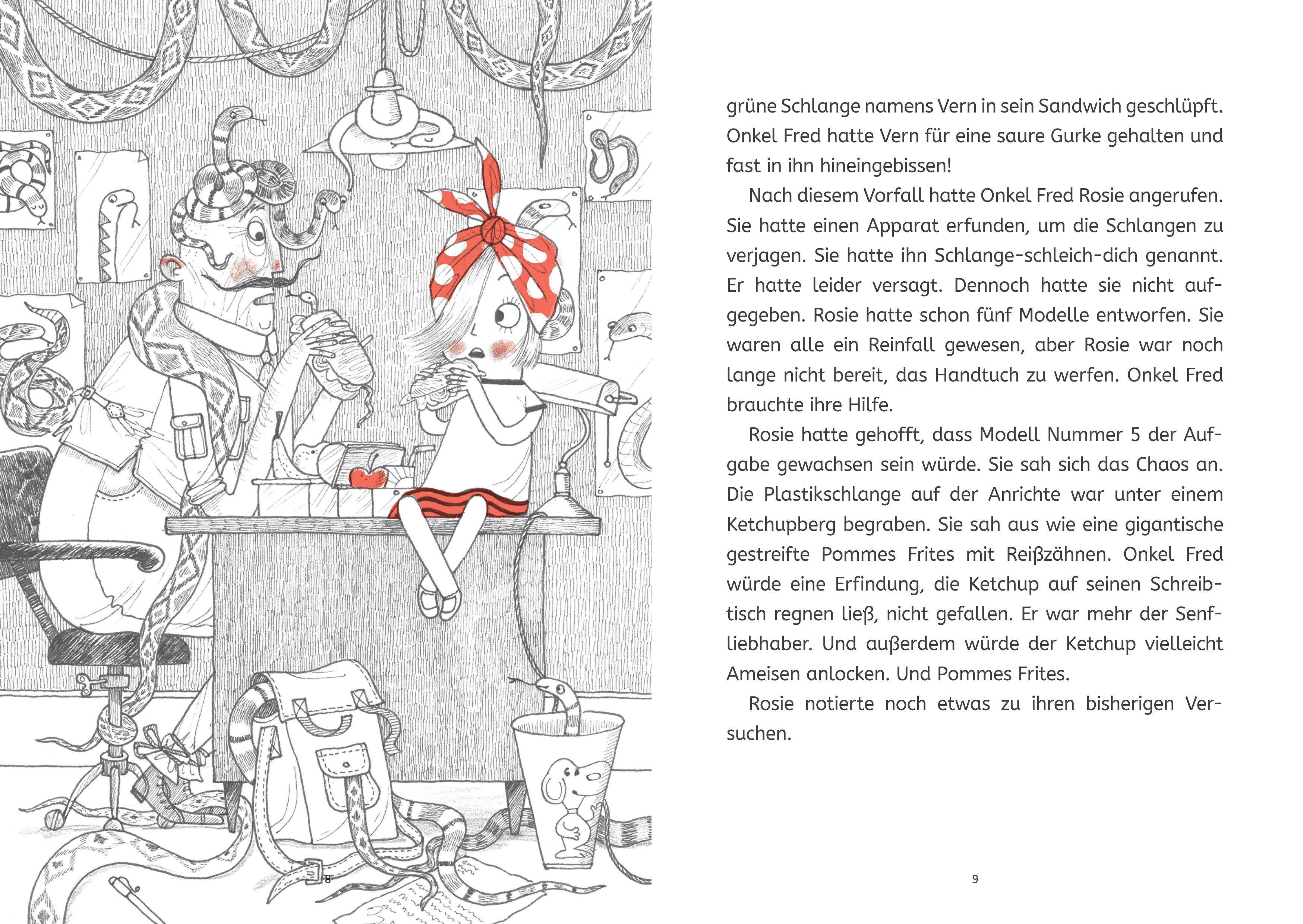 Beispielinhalt (Bild) Die Forscherbande: Rosie Revere und die Erfindung der Zeichenmaschine