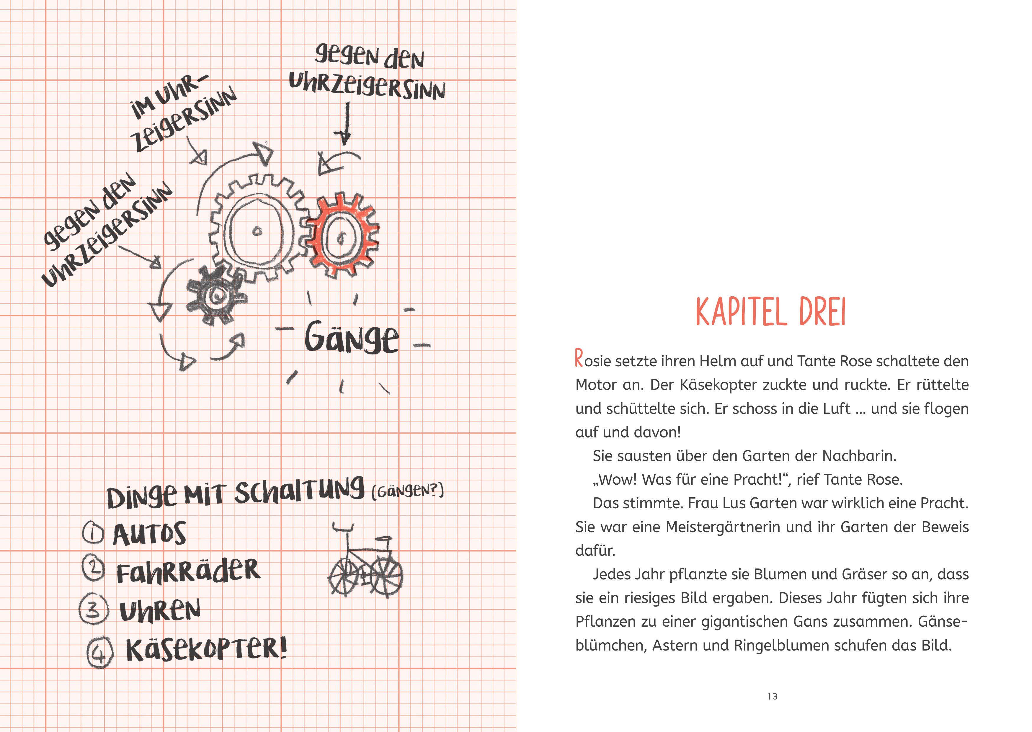 Beispielinhalt (Bild) Die Forscherbande: Rosie Revere und die Erfindung der Zeichenmaschine