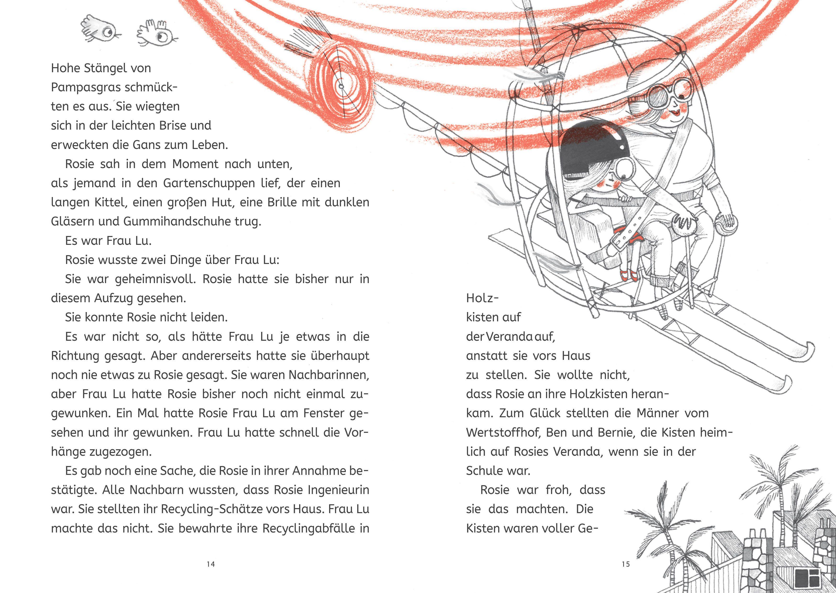 Beispielinhalt (Bild) Die Forscherbande: Rosie Revere und die Erfindung der Zeichenmaschine