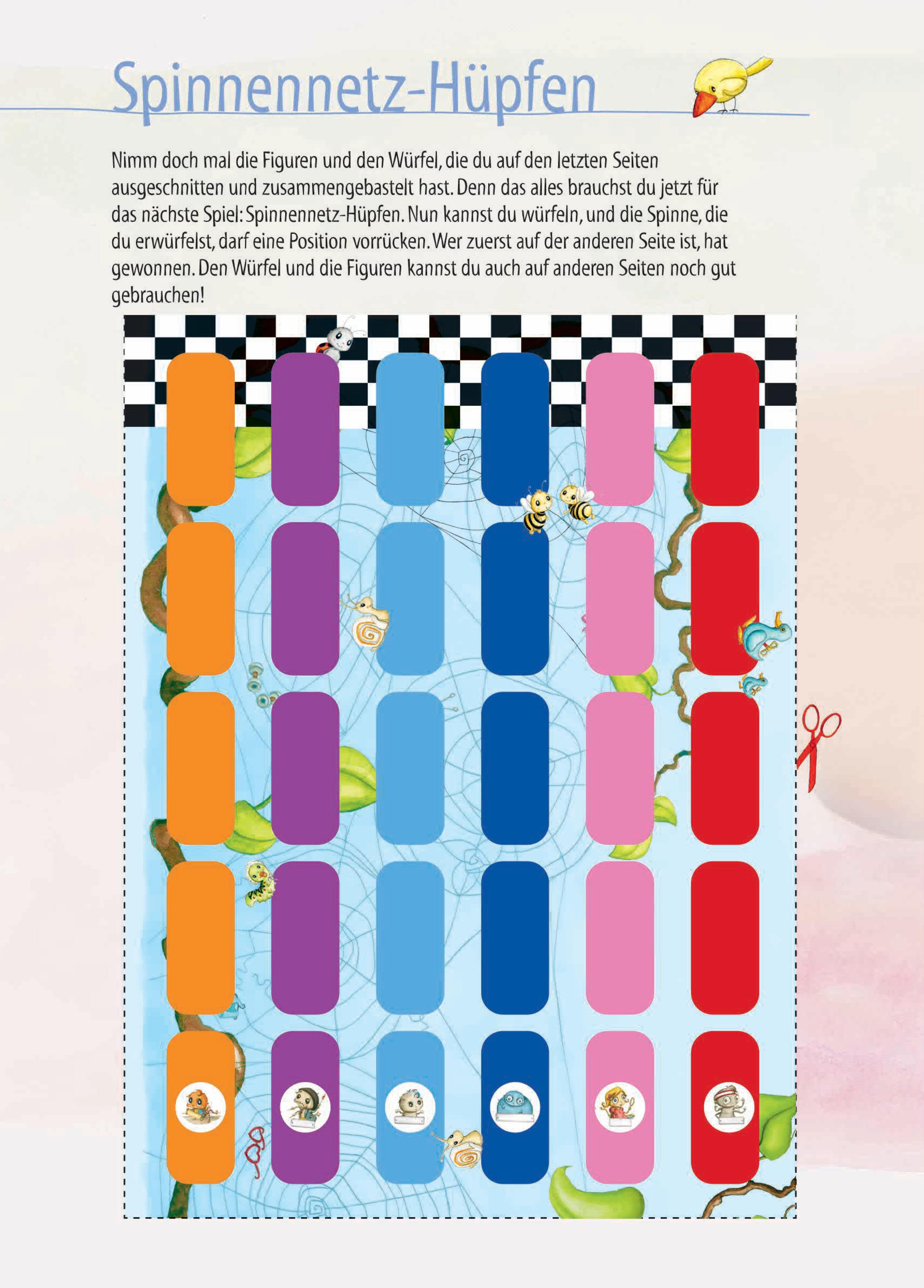 Beispielinhalt (Bild) Basteln & Spielen mit Die kleine Spinne Widerlich - Für kleine Künstler