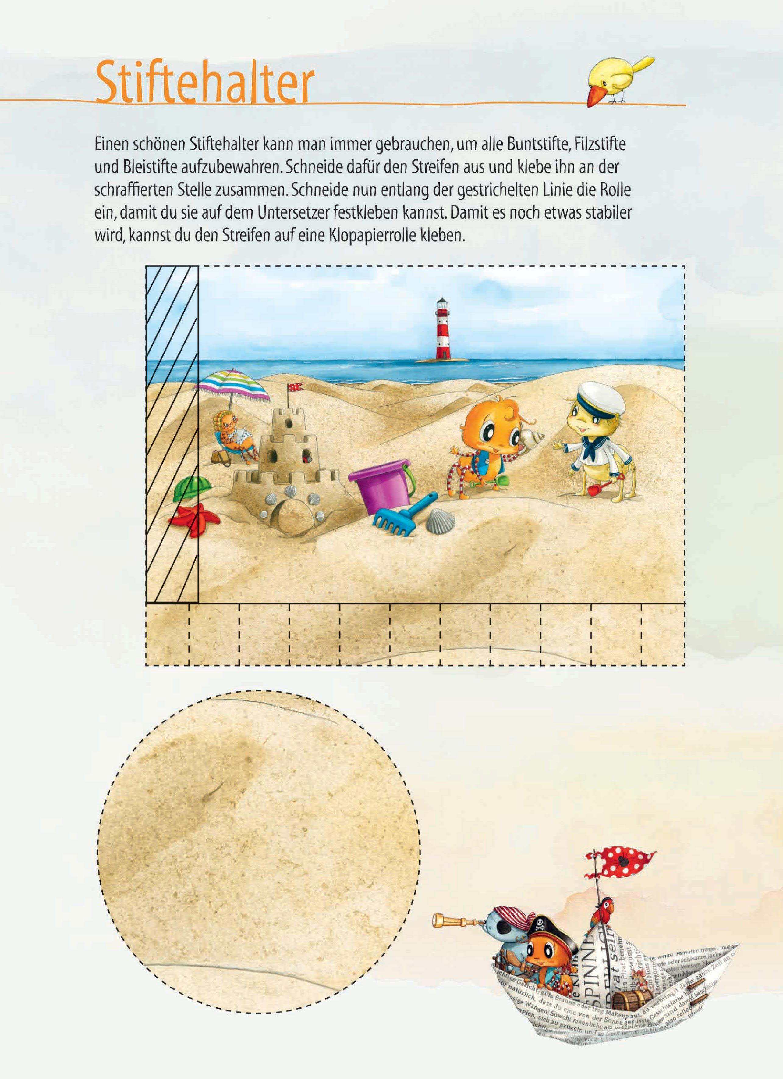 Beispielinhalt (Bild) Basteln & Spielen mit Die kleine Spinne Widerlich - Für kleine Künstler