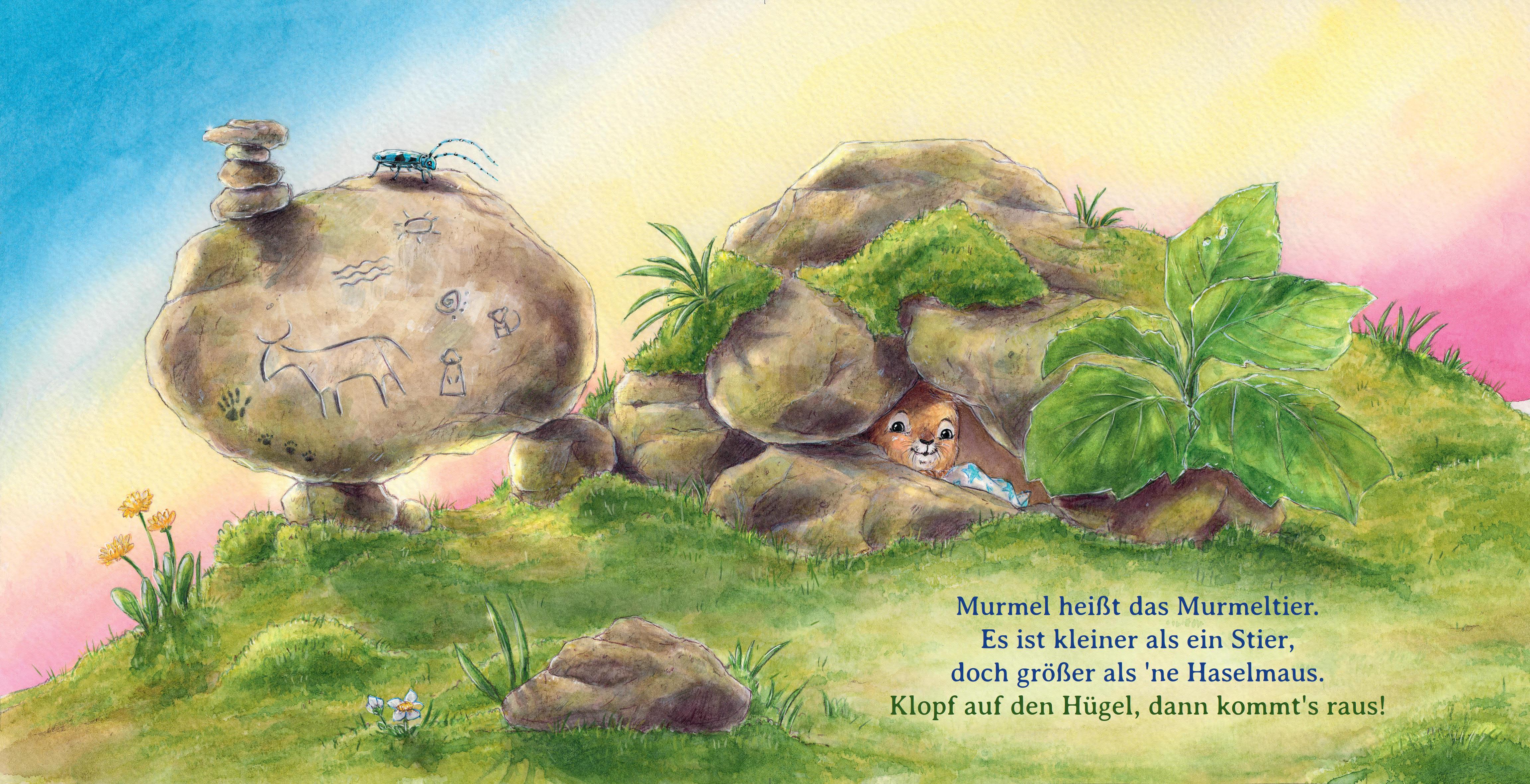 Beispielinhalt (Bild) Ab ins Bett mit dir, kleines Murmeltier!