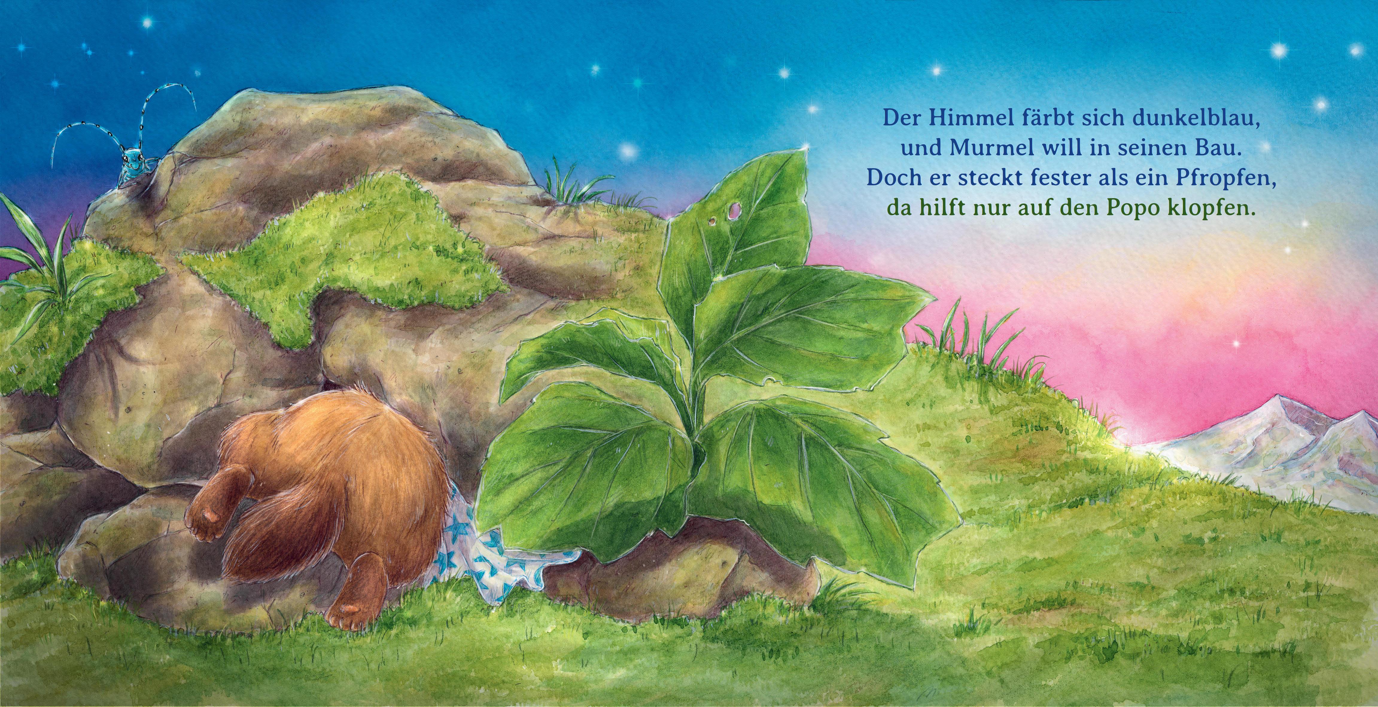 Beispielinhalt (Bild) Ab ins Bett mit dir, kleines Murmeltier!