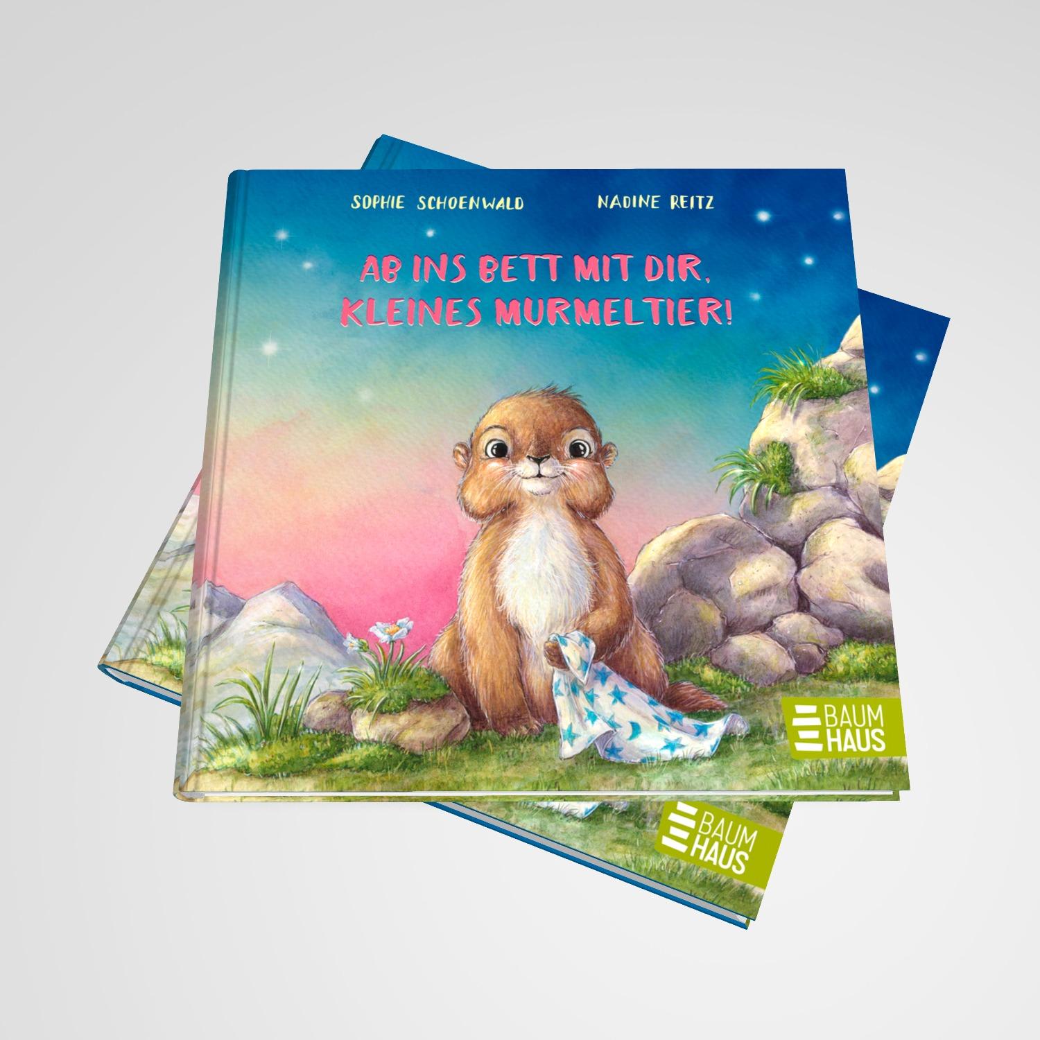 Beispielinhalt (Bild) Ab ins Bett mit dir, kleines Murmeltier!