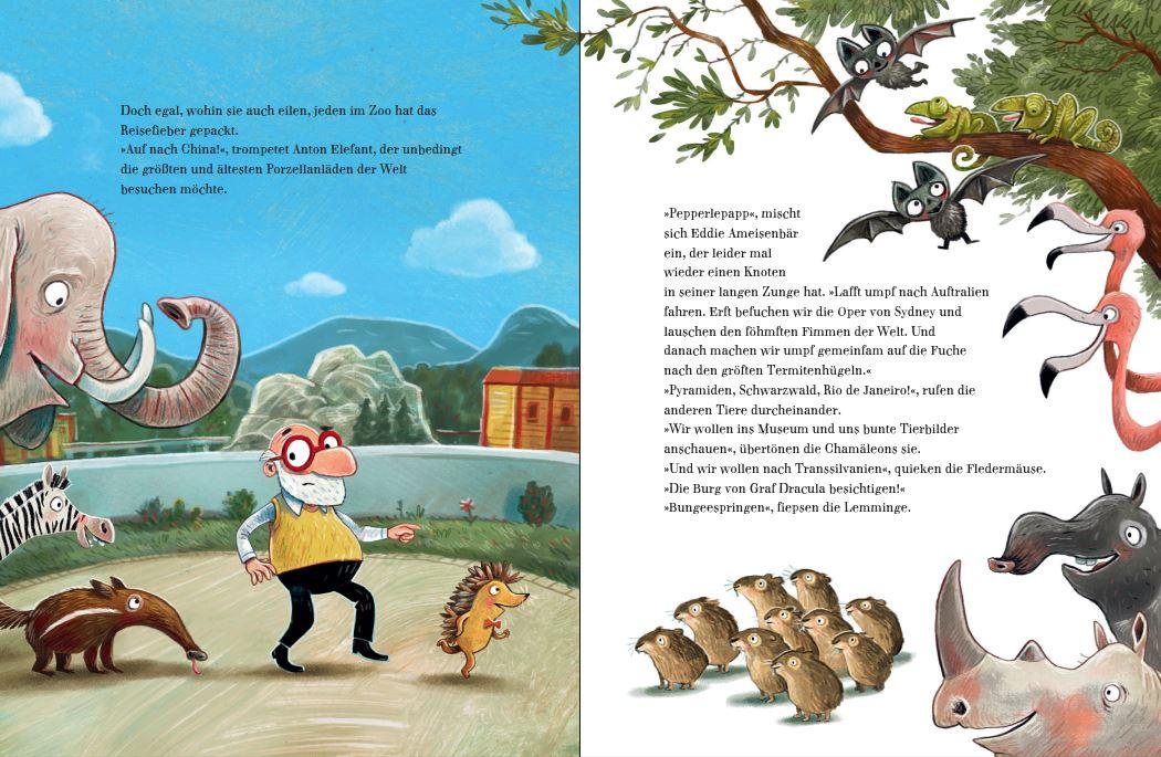 Beispielinhalt (Bild) Die große Weltreise durch den Zoo