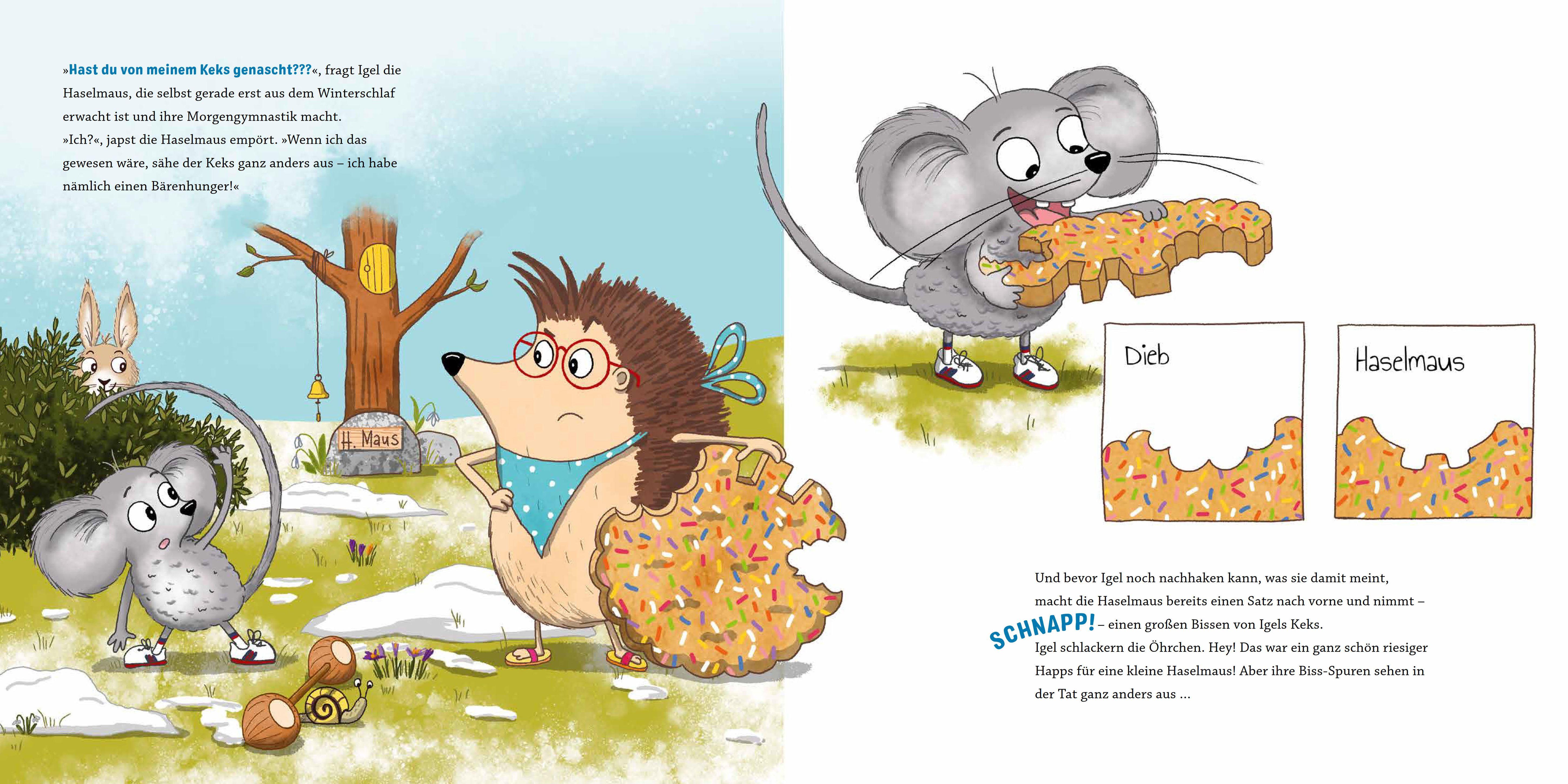 Beispielinhalt (Bild) Wer hat von meinem Keks genascht?