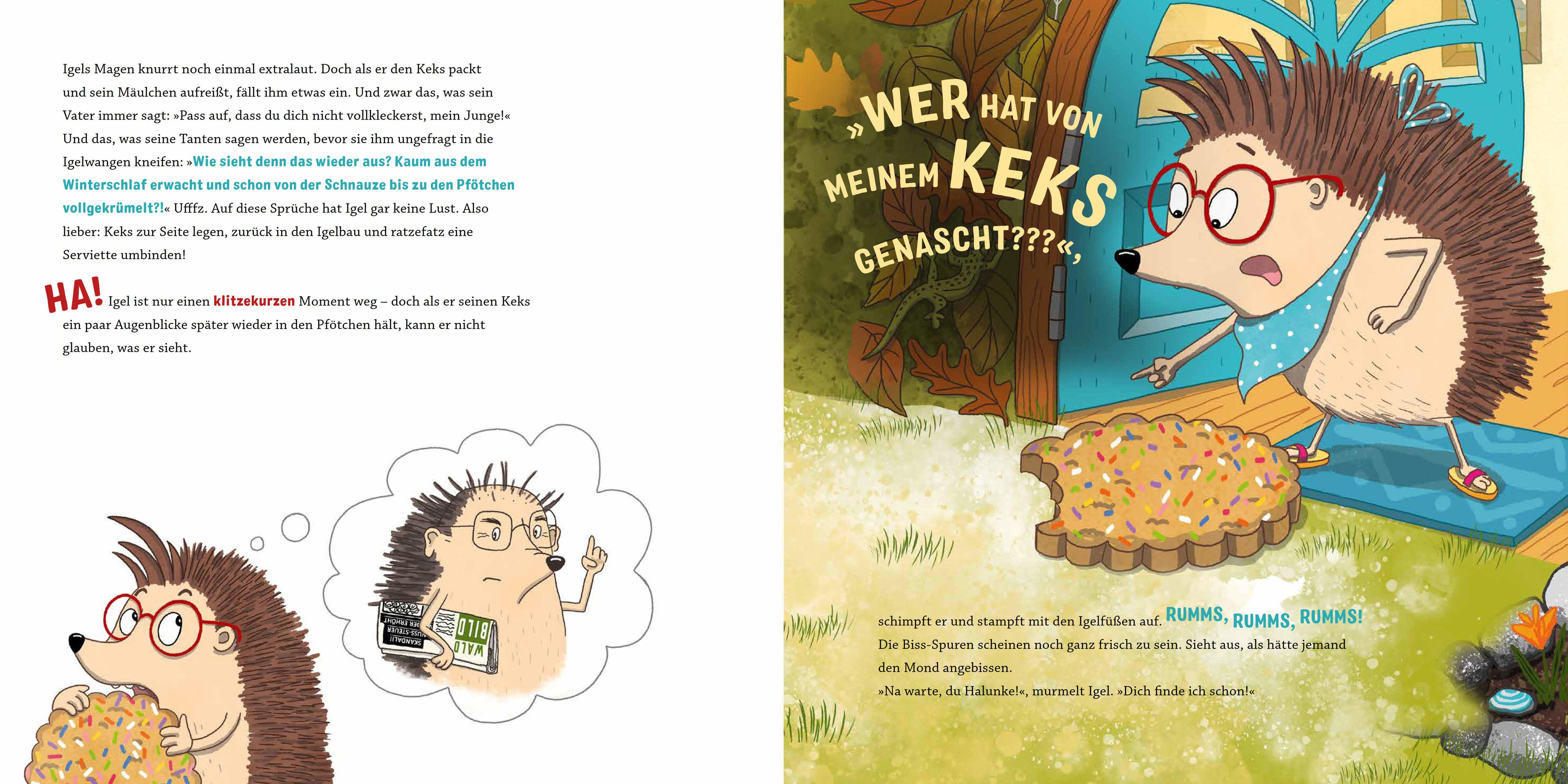 Beispielinhalt (Bild) Wer hat von meinem Keks genascht?