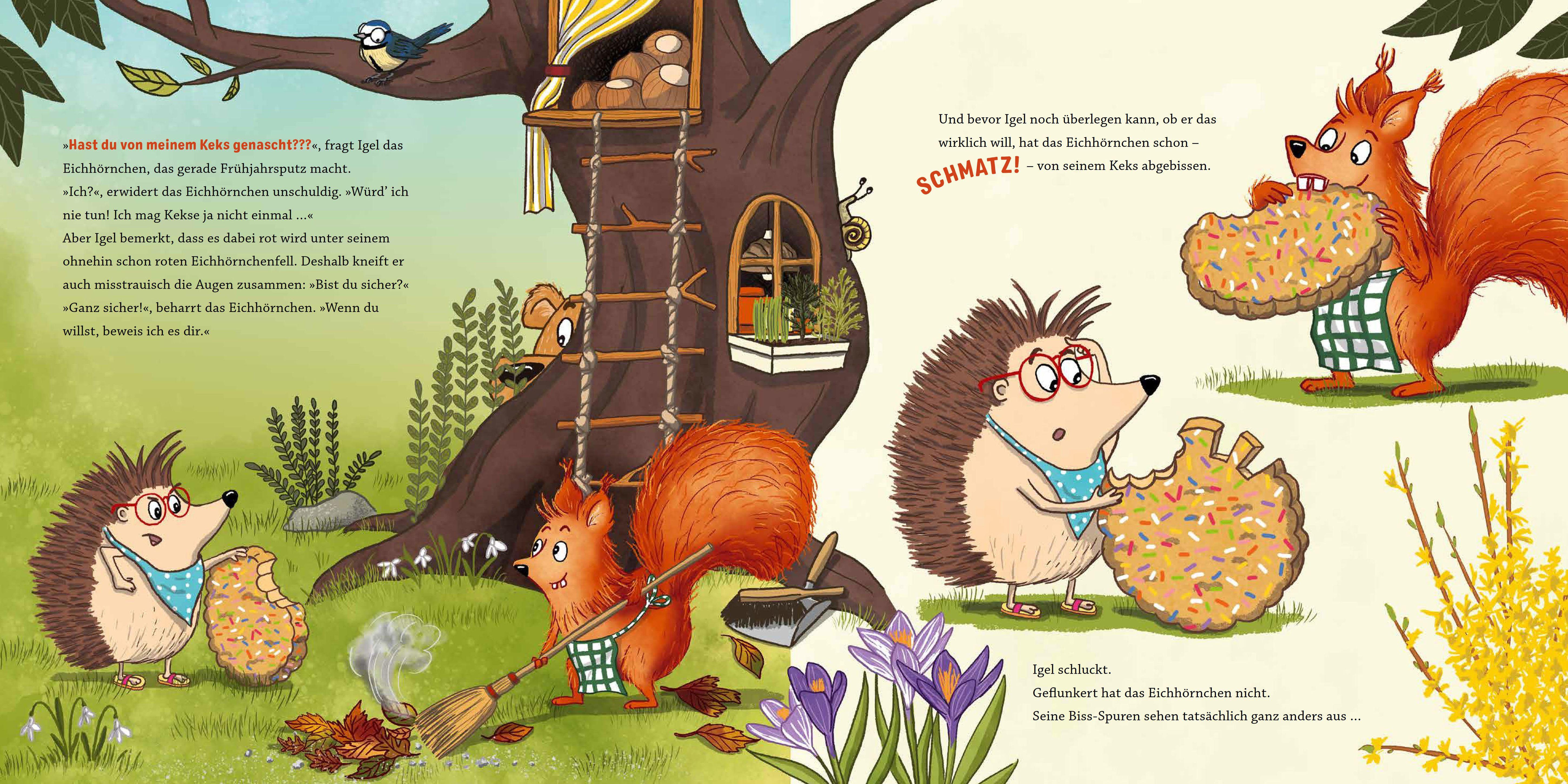 Beispielinhalt (Bild) Wer hat von meinem Keks genascht?