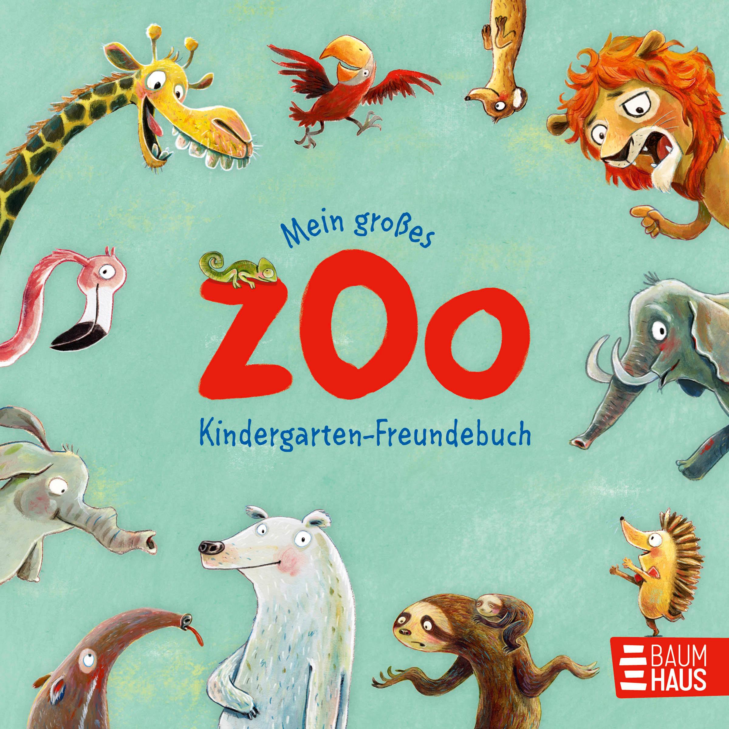 Vorderes Coverbild Mein großes Zoo Kindergarten-Freundebuch