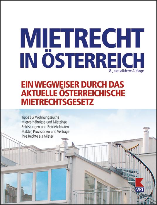 Vorderes Coverbild Mietrecht in Österreich