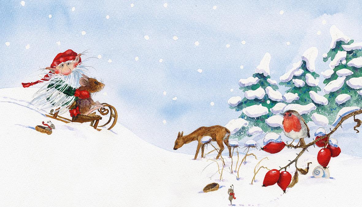 Beispielinhalt (Bild) Ole und die Wintermaus