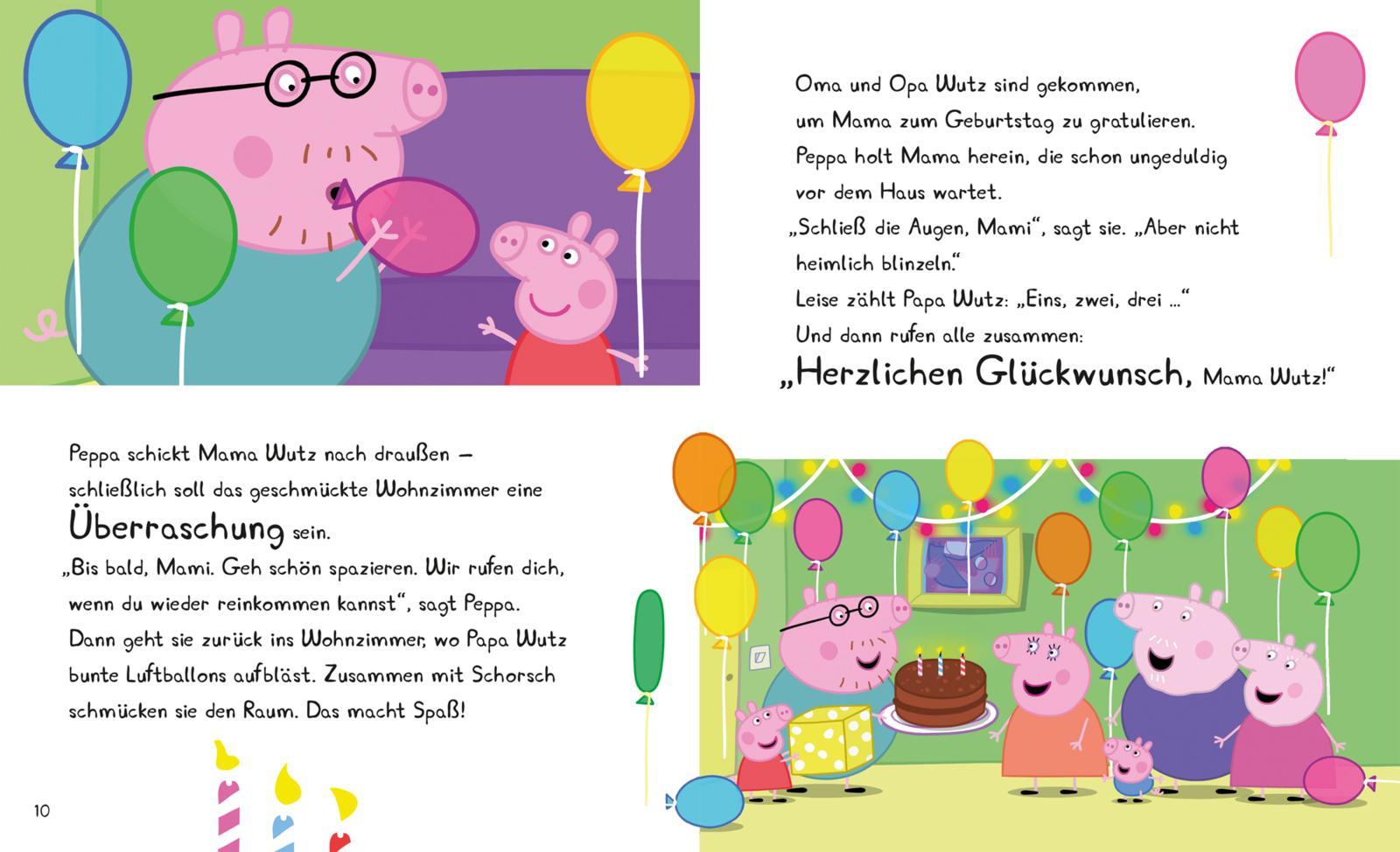Beispielinhalt (Bild) Peppa Wutz Gutenachtgeschichten: Das ultimative Vorlesebuch